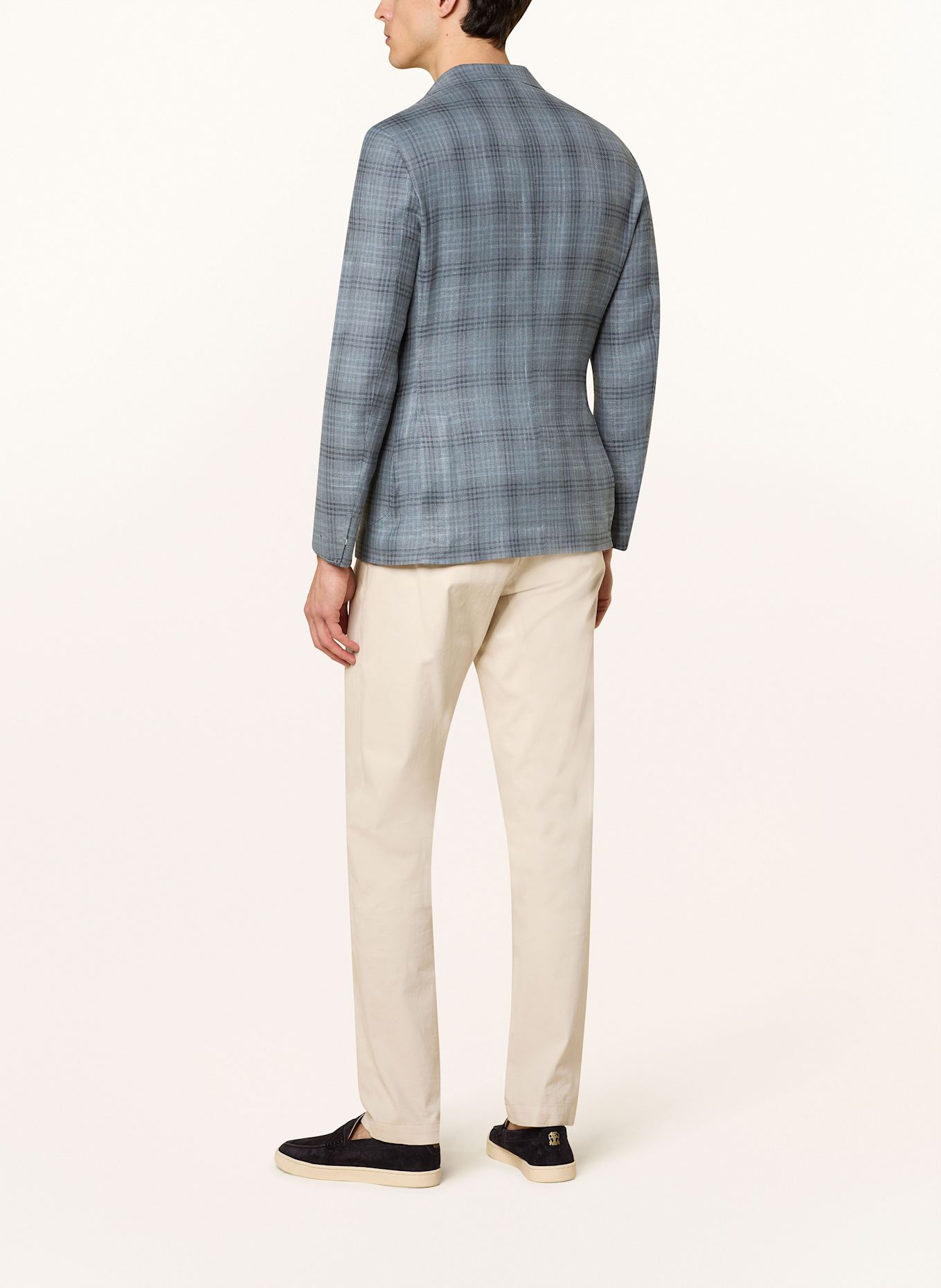 eleventy Marynarka extra slim fit: SZARONIEBIESKI / SZARY / CZIEMNOSZARY