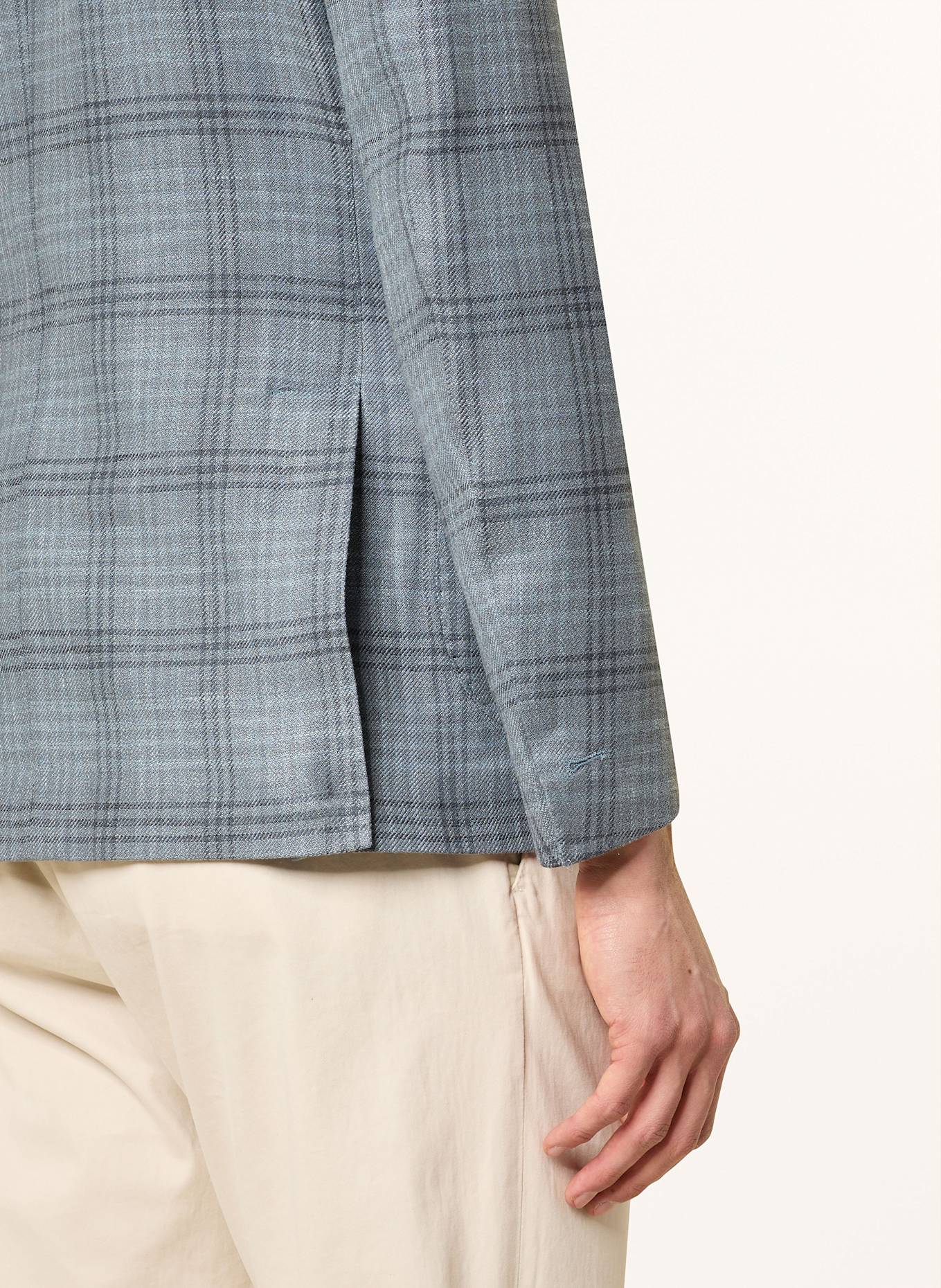 eleventy Marynarka extra slim fit: SZARONIEBIESKI / SZARY / CZIEMNOSZARY