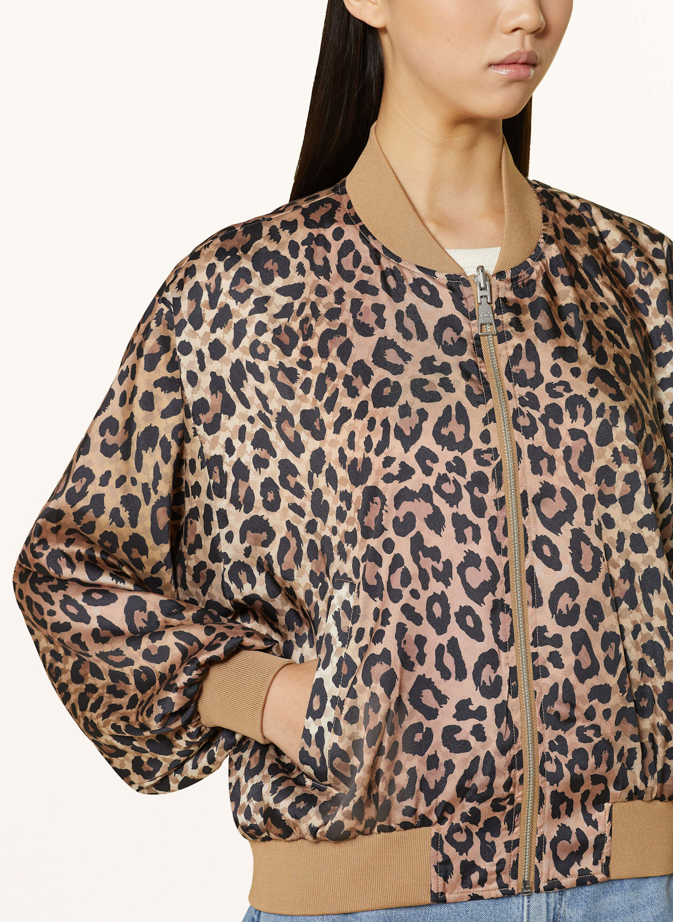 Lala Berlin Blouson JESSA: CREME / BEIGE / SCHWARZ