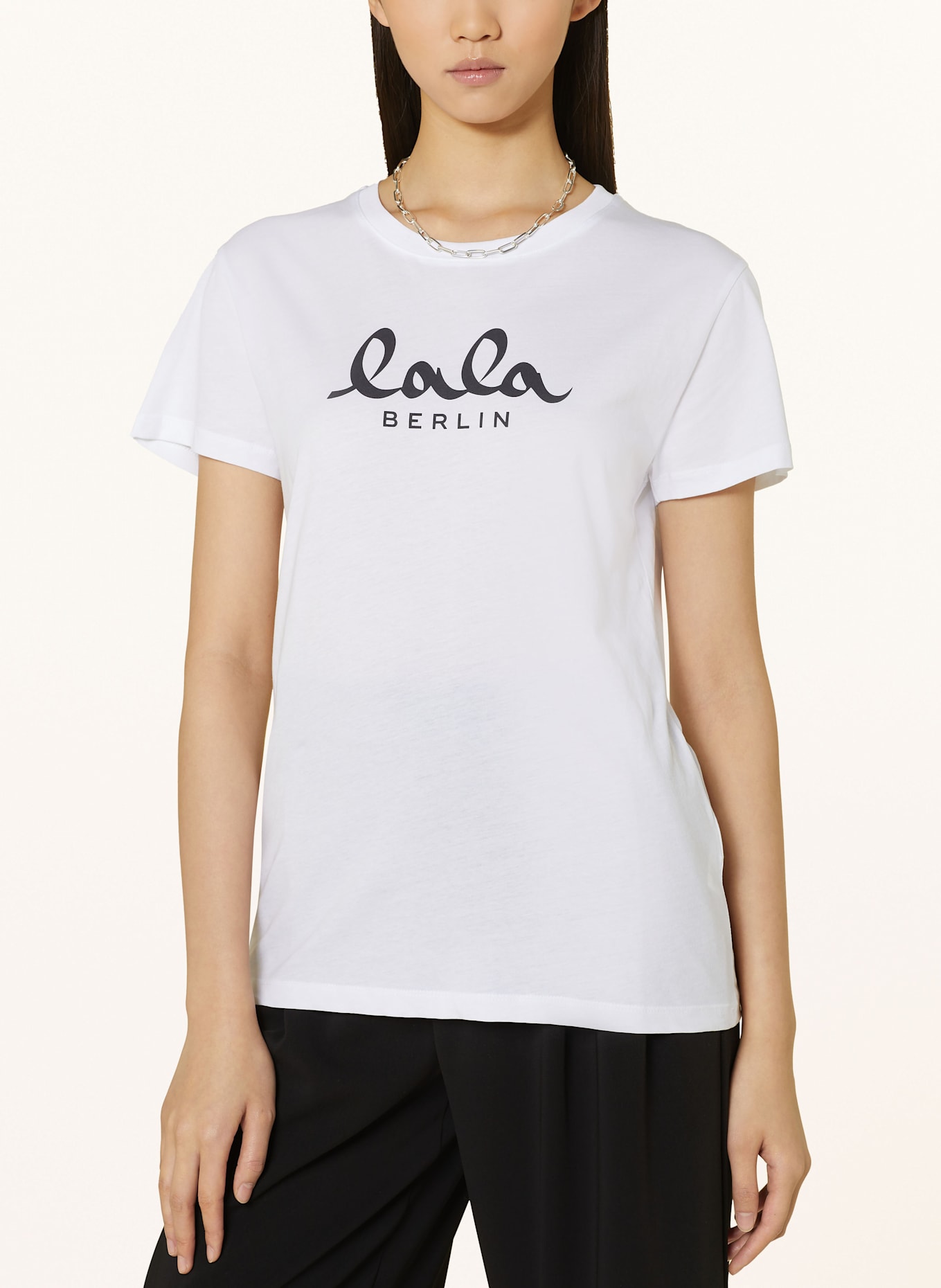 Lala Berlin T-Shirt: WEISS