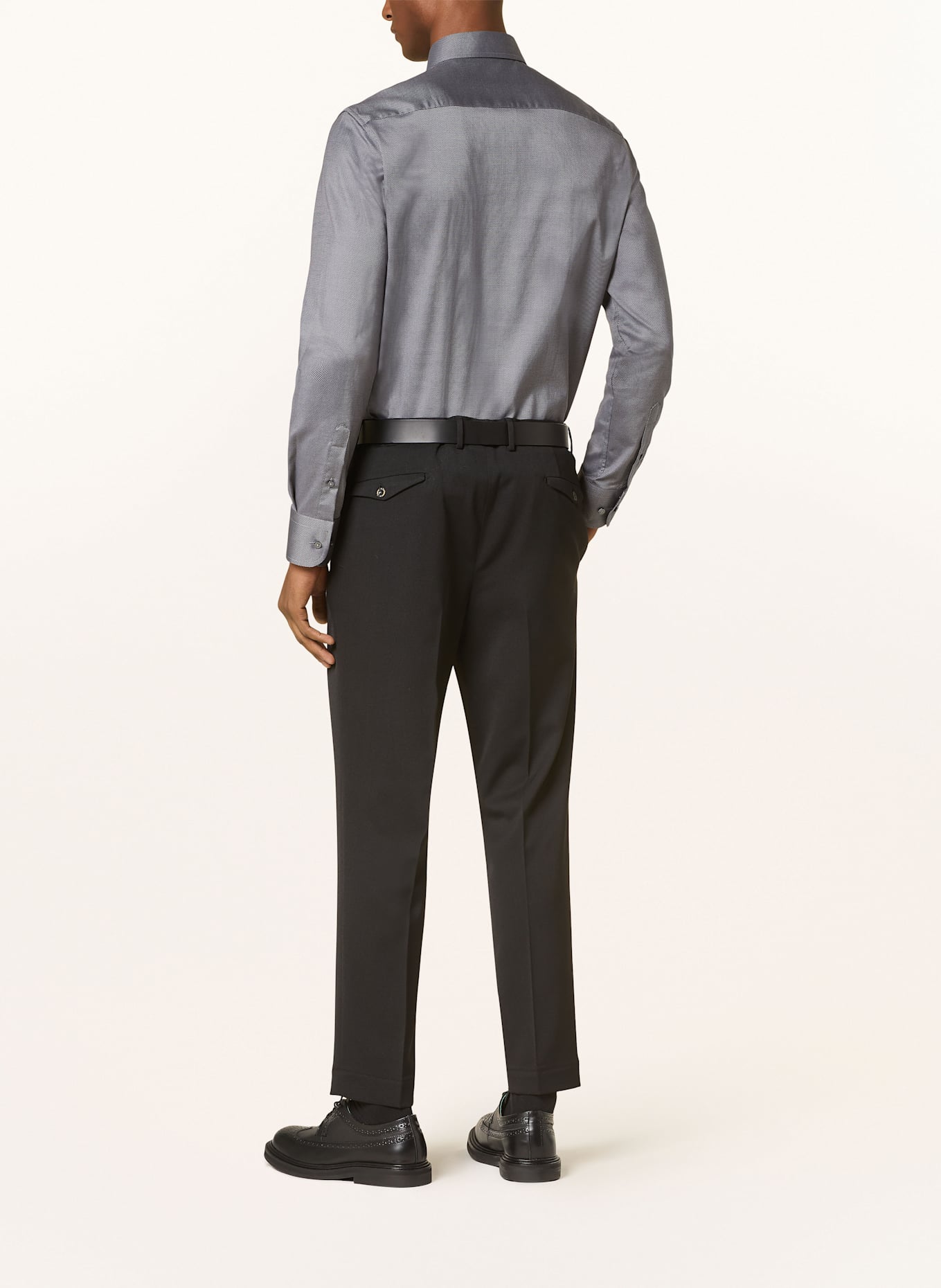 1863 by ETERNA Hemd Slim Fit: DUNKELGRAU