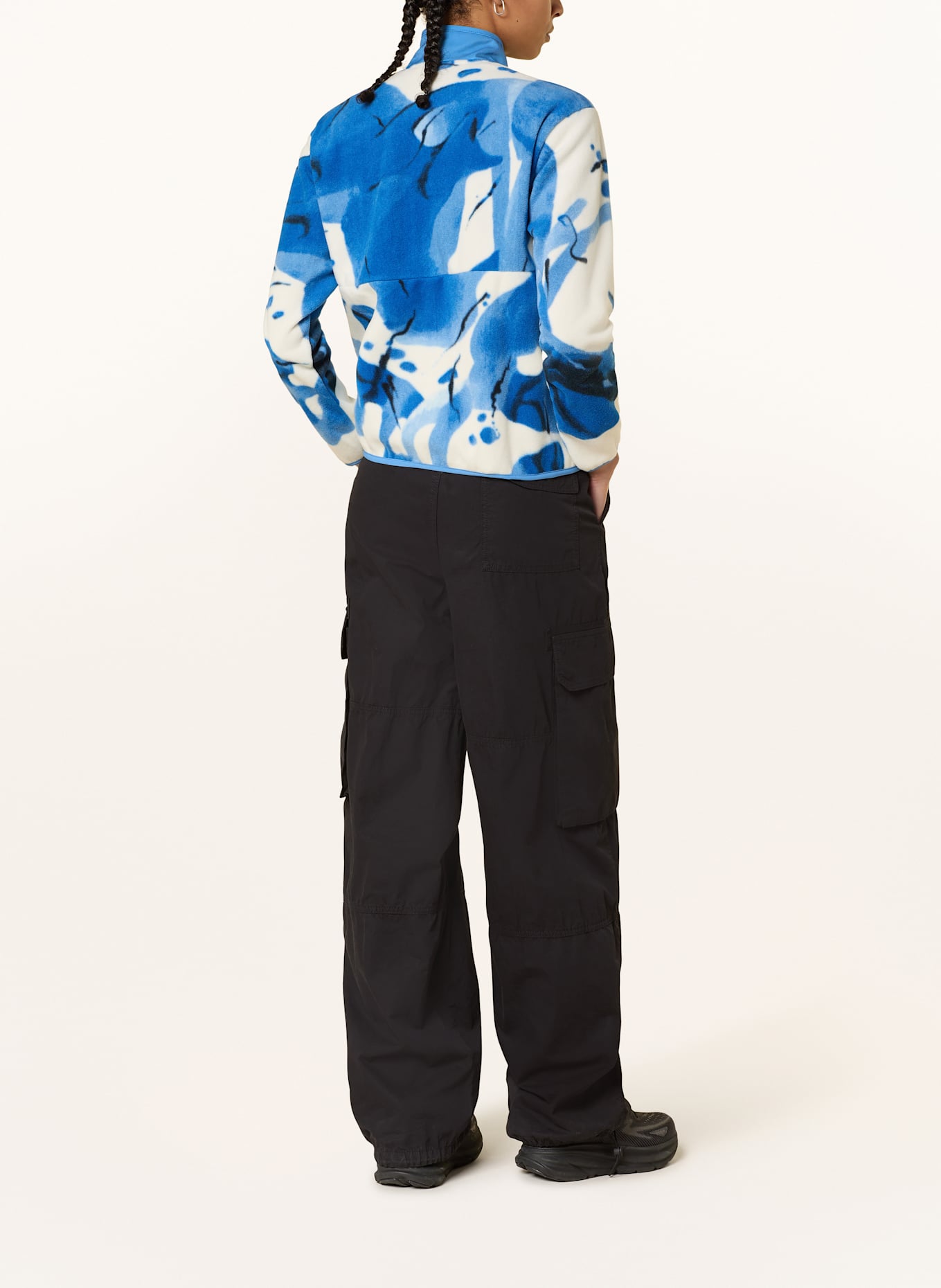 RÖHNISCH Fleece-Troyer THERMAL: BLAU/ HELLBLAU/ WEISS