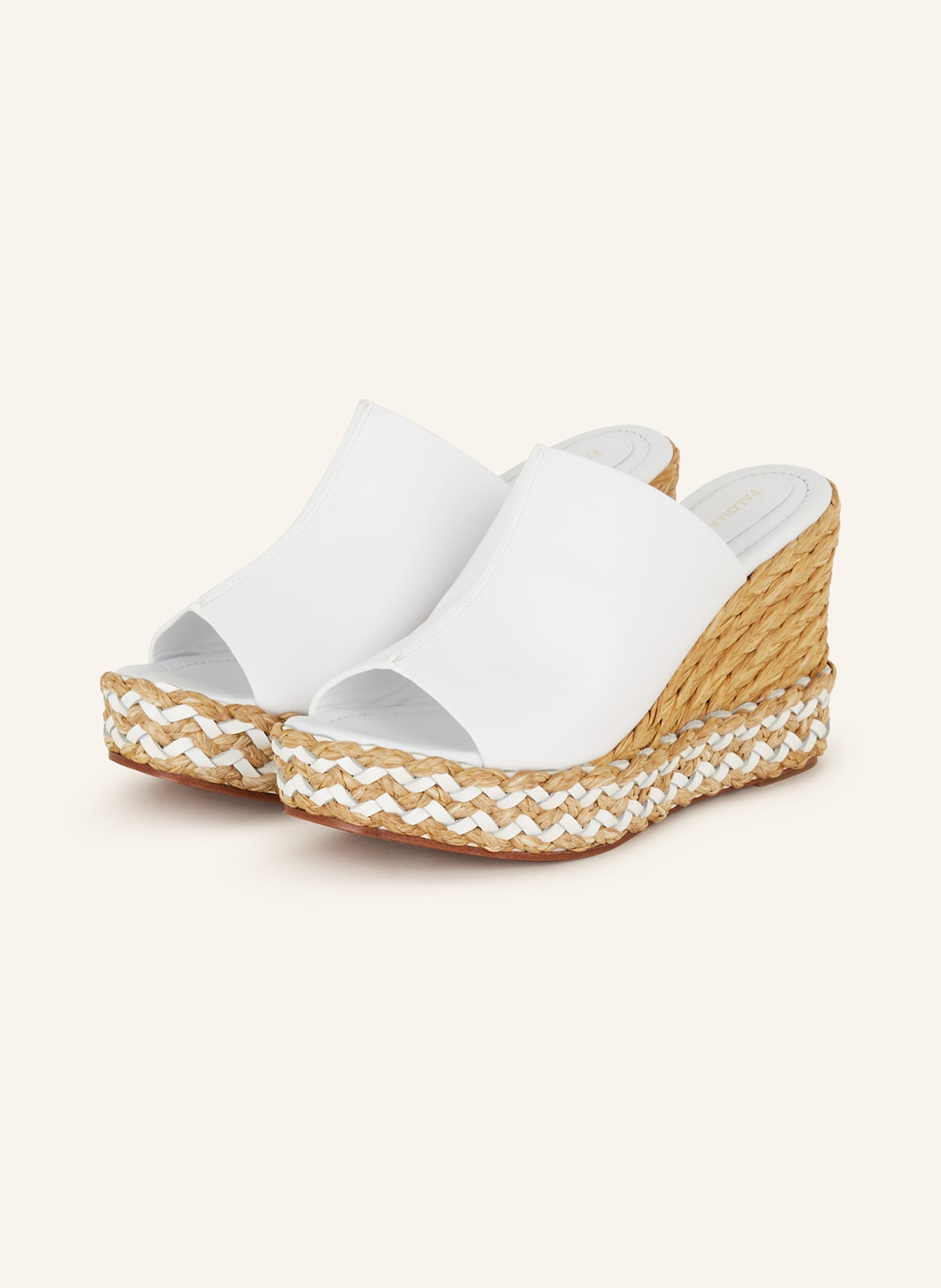 PALOMA BARCELÓ Plateau-Wedges IVANA: WEISS