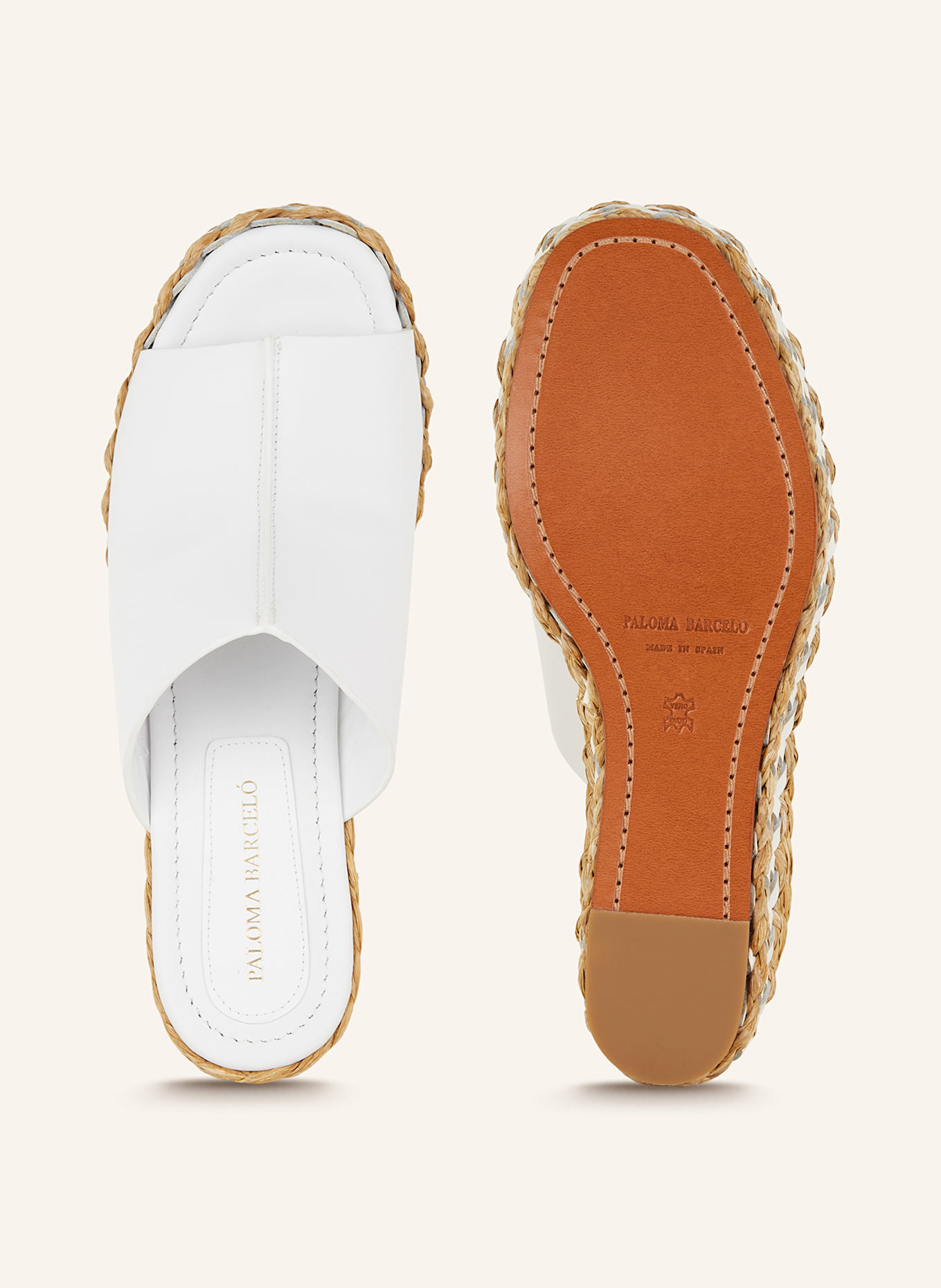 PALOMA BARCELÓ Plateau-Wedges IVANA: WEISS