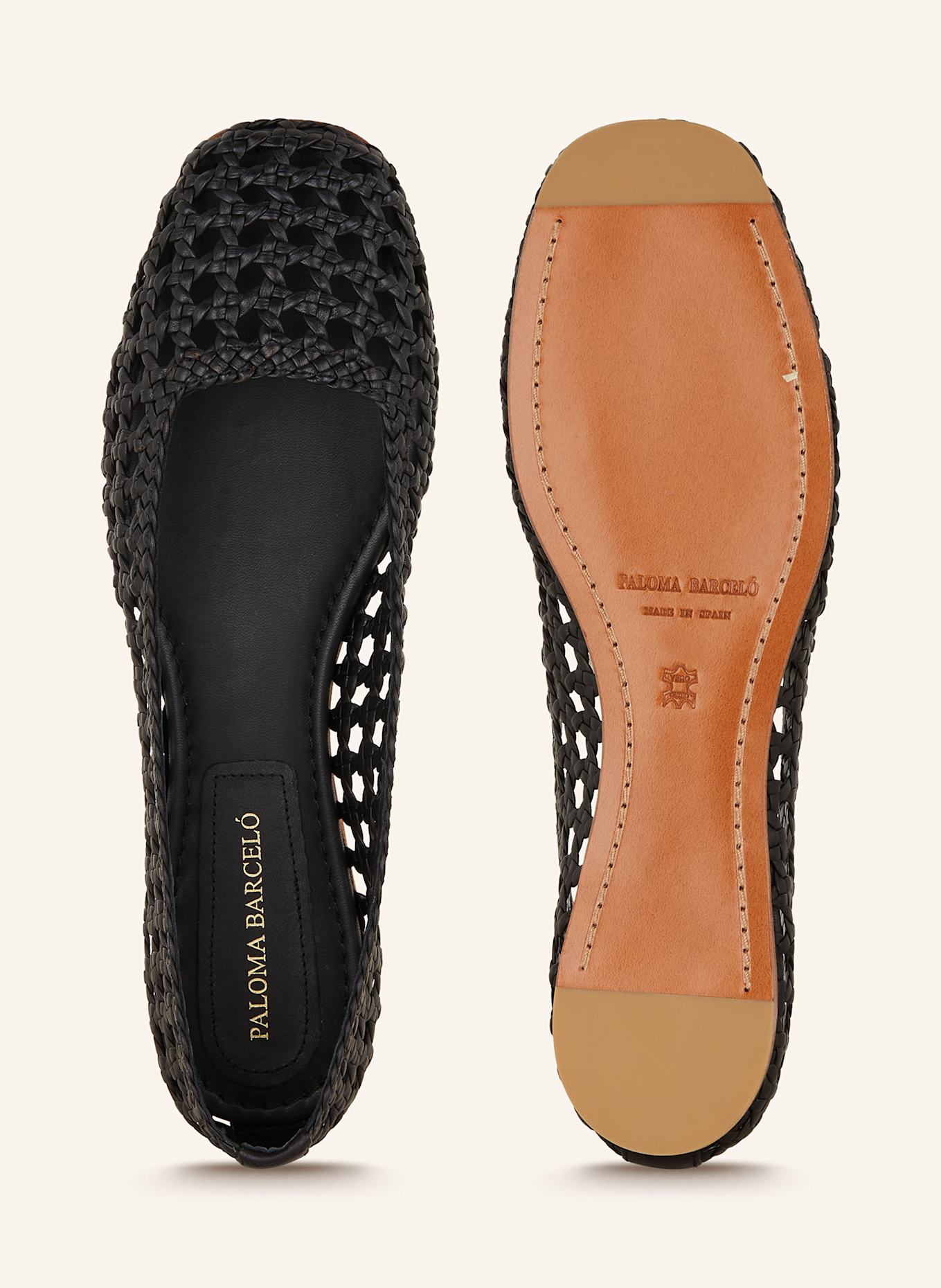 PALOMA BARCELÓ Ballerinas SHELL: SCHWARZ