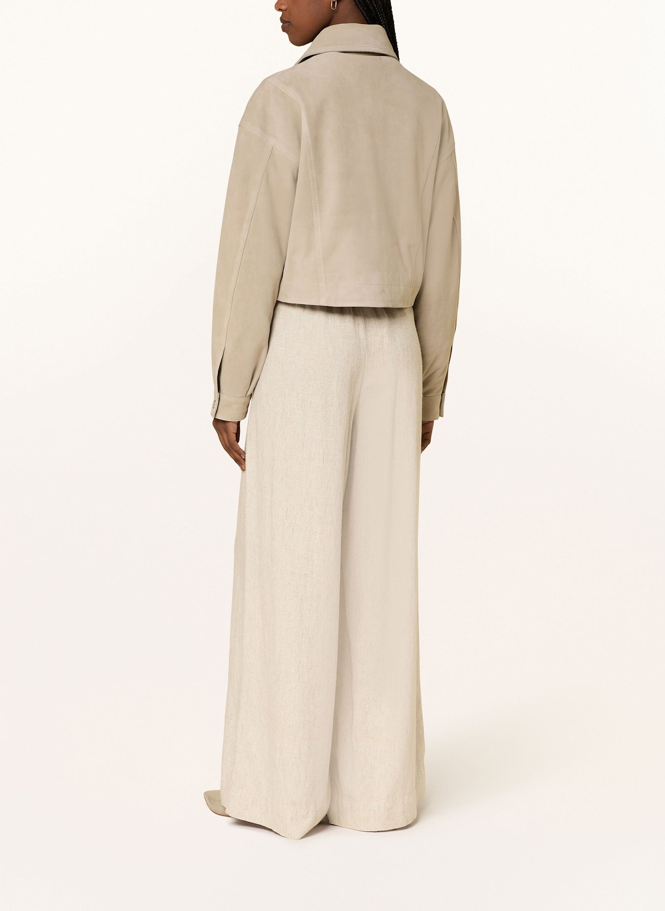 IVY OAK Lederjacke LENA, Farbe: TAUPE (Bild 3)