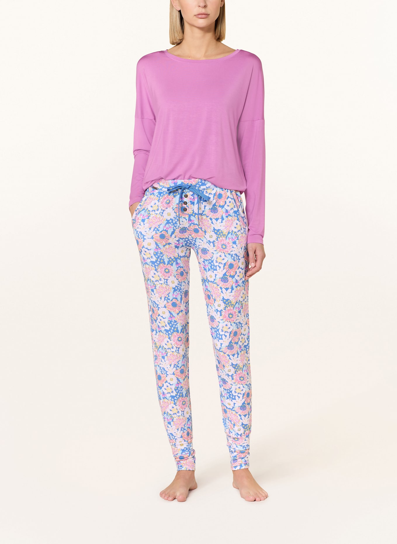 JOCKEY Schlafshirt SUPERSOFT LOUNGE SUMMER: ROSA