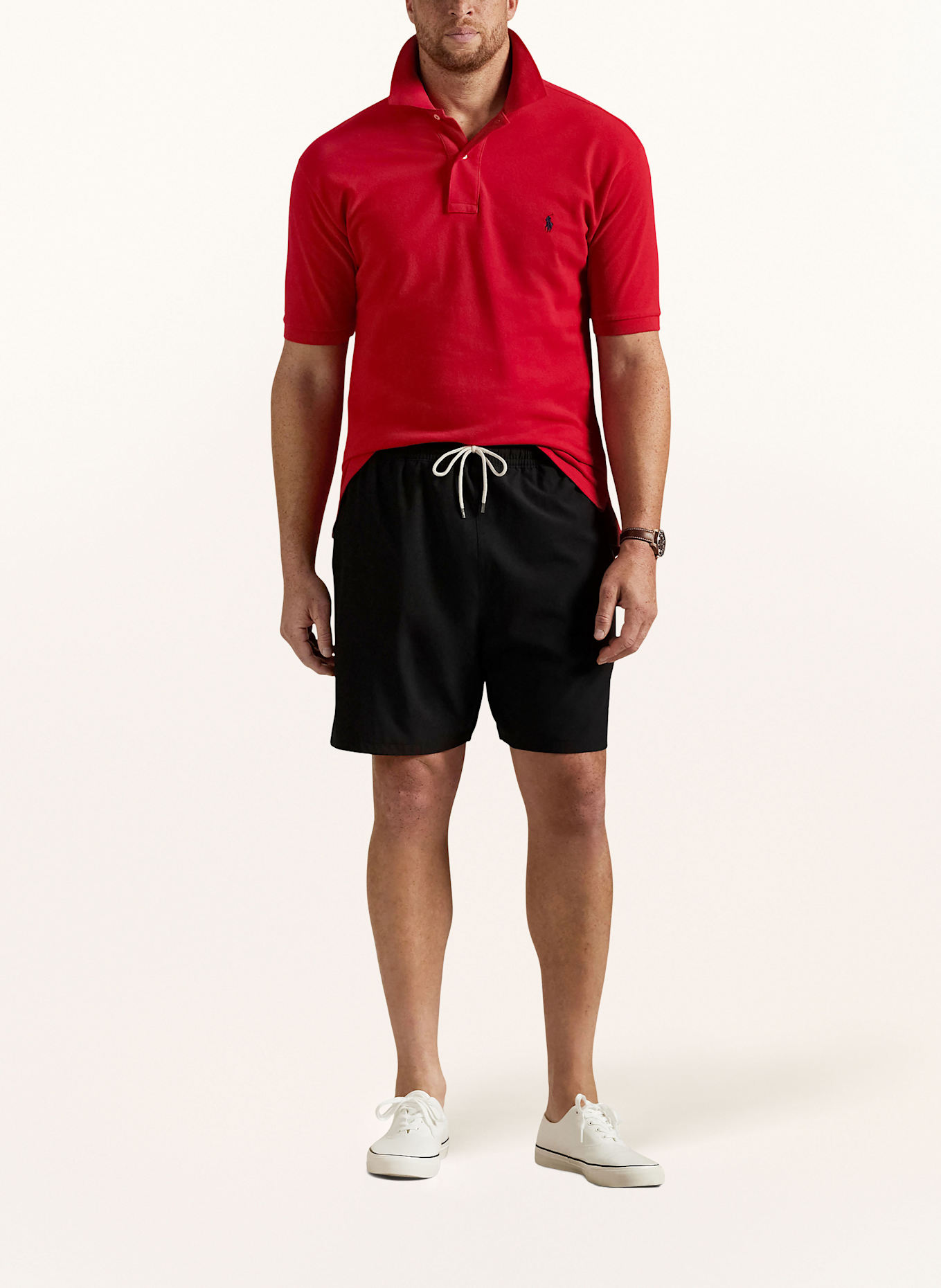 POLO RALPH LAUREN Big & Tall Shorts: SCHWARZ