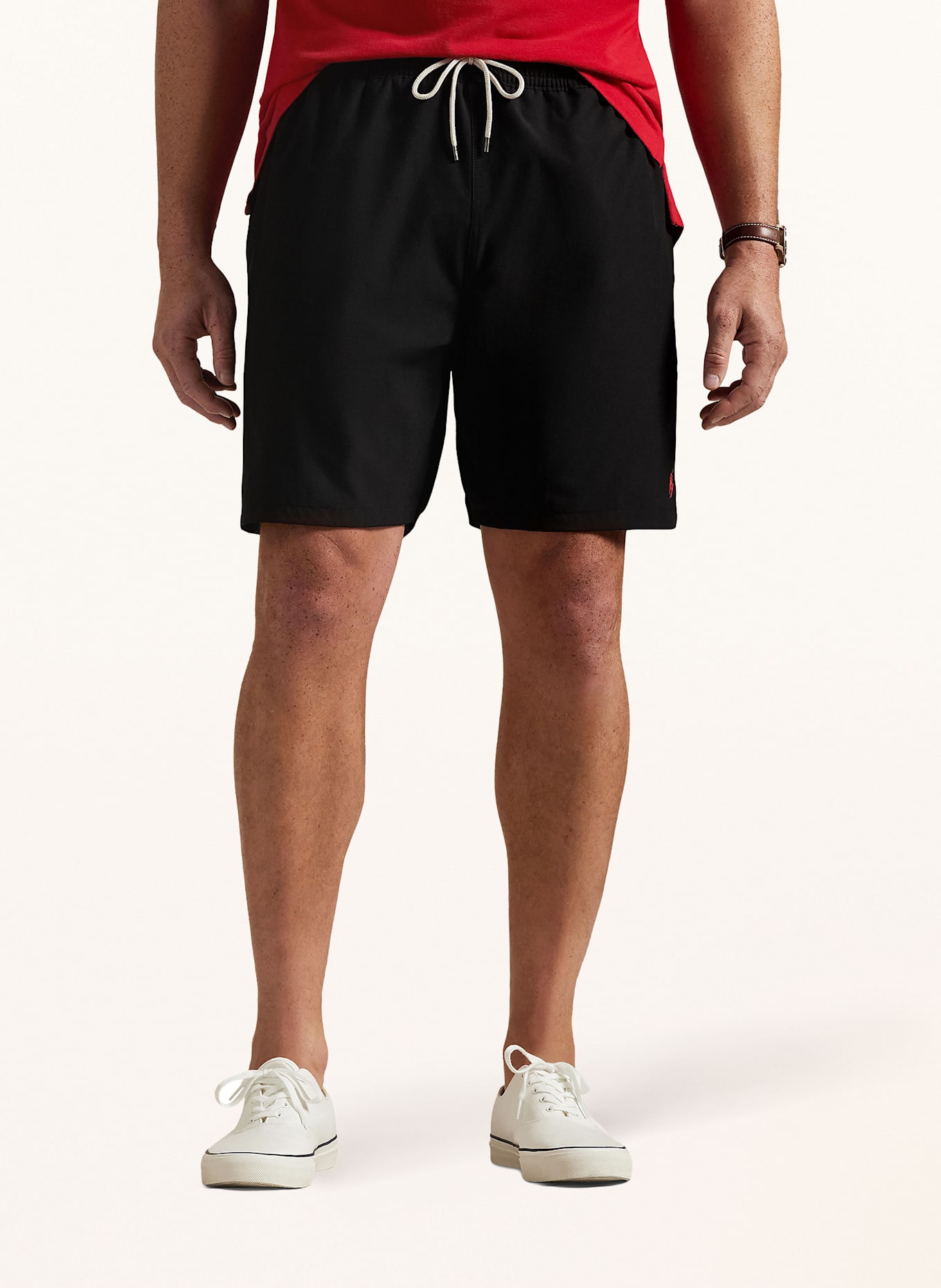 POLO RALPH LAUREN Big & Tall Shorts: SCHWARZ