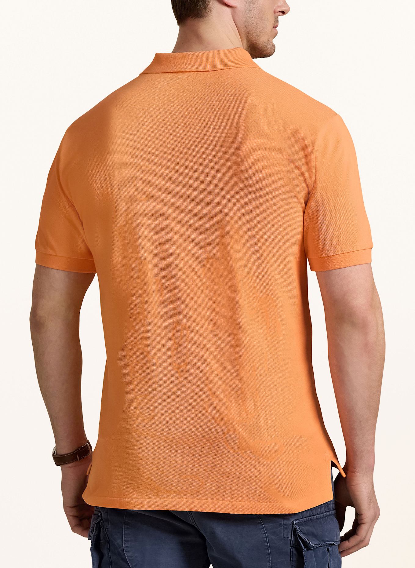 POLO RALPH LAUREN Big & Tall Piqué-Poloshirt: ORANGE