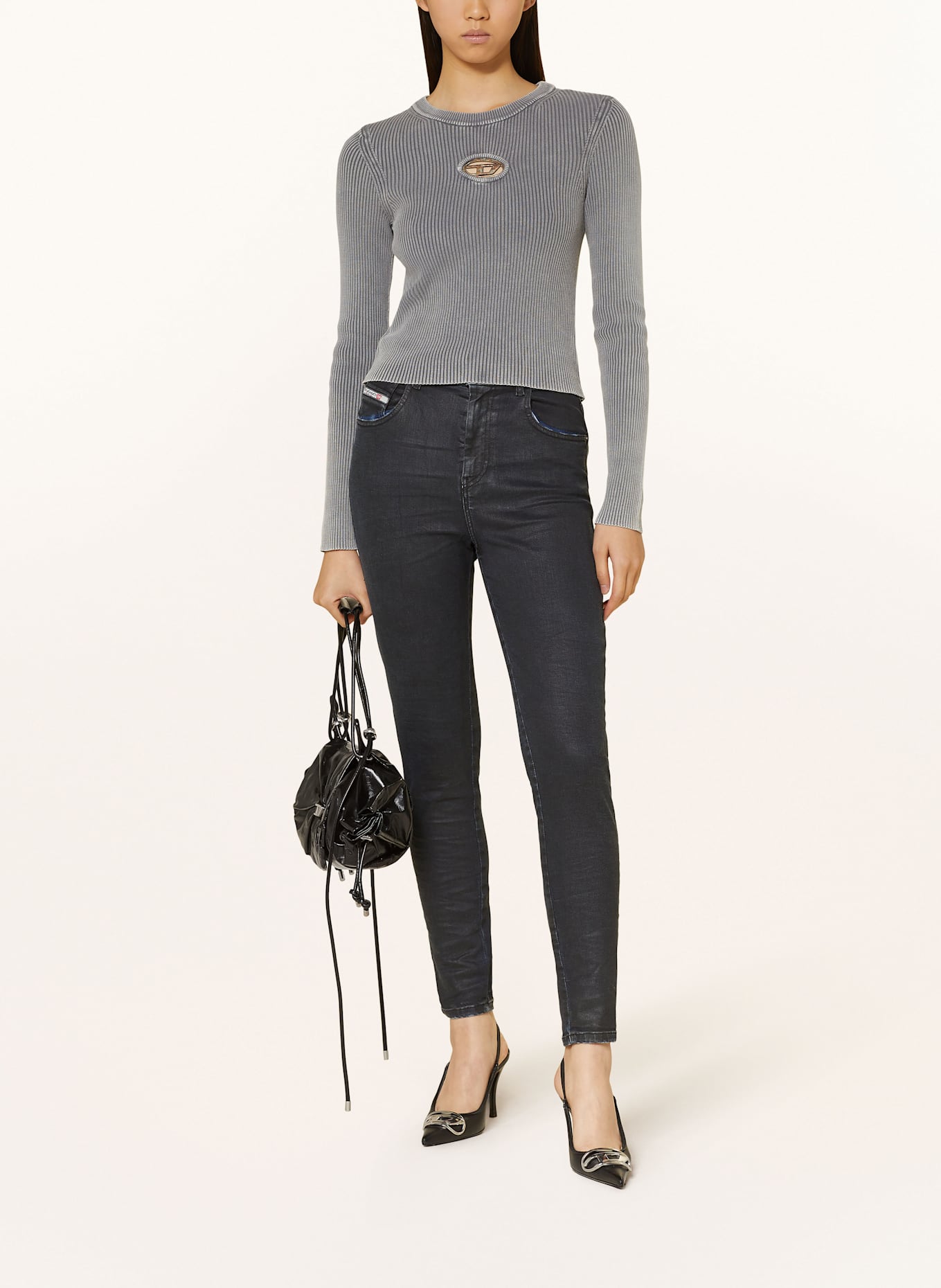 DIESEL Skinny jeans 1984 SLANDY-HIGH: 01