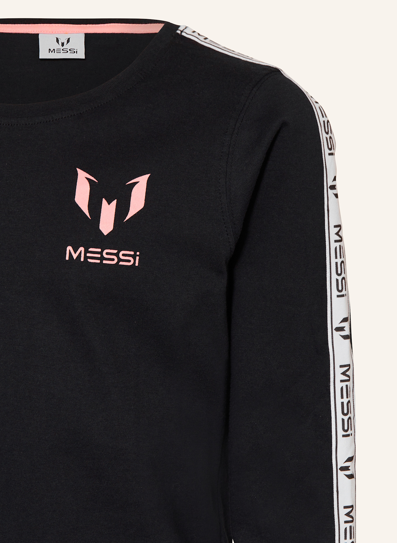 VINGINO Longsleeve NEROL: ZWART / WIT / ROZE