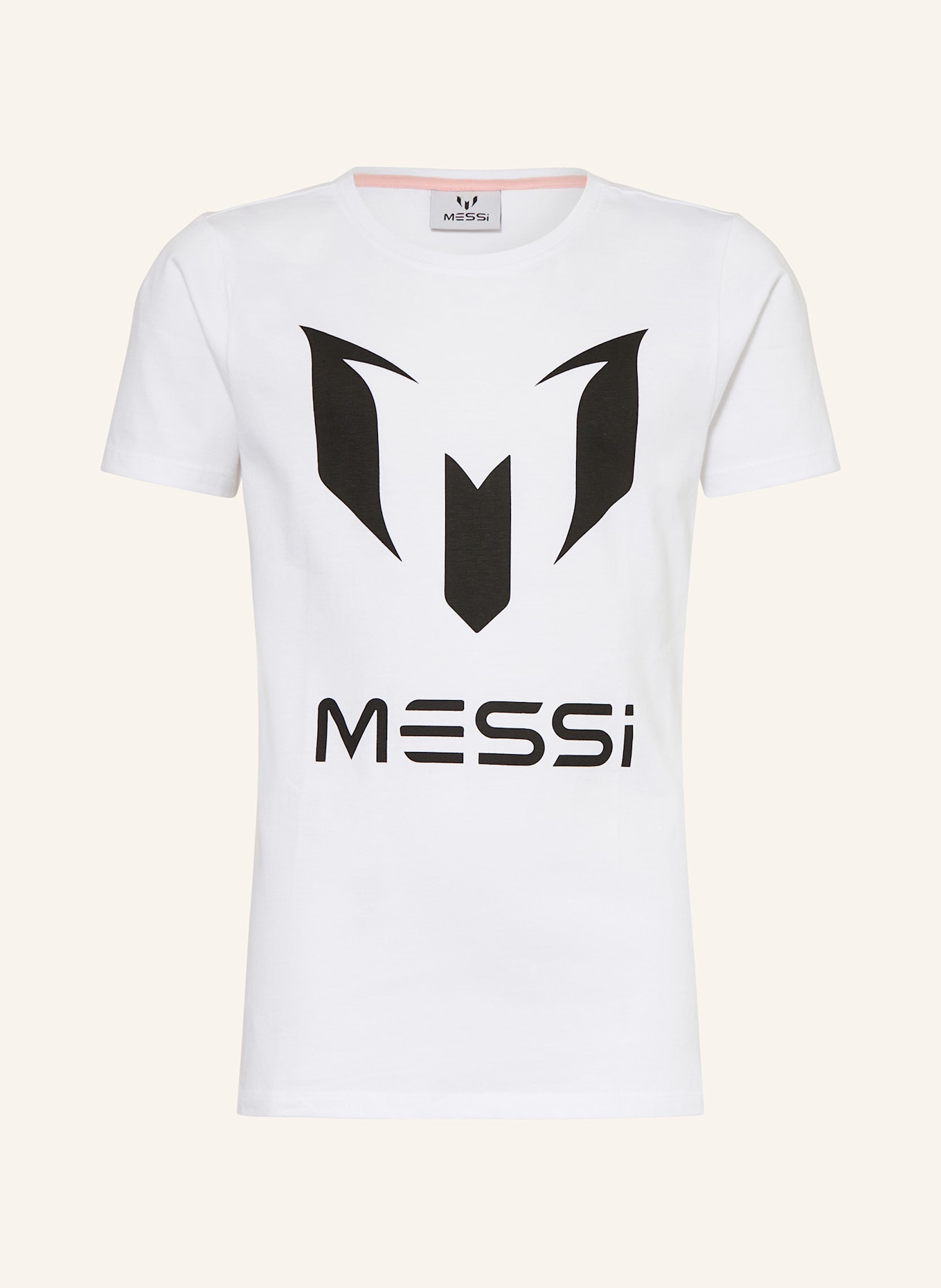 VINGINO T-shirt MESSI: BLANC / NOIR