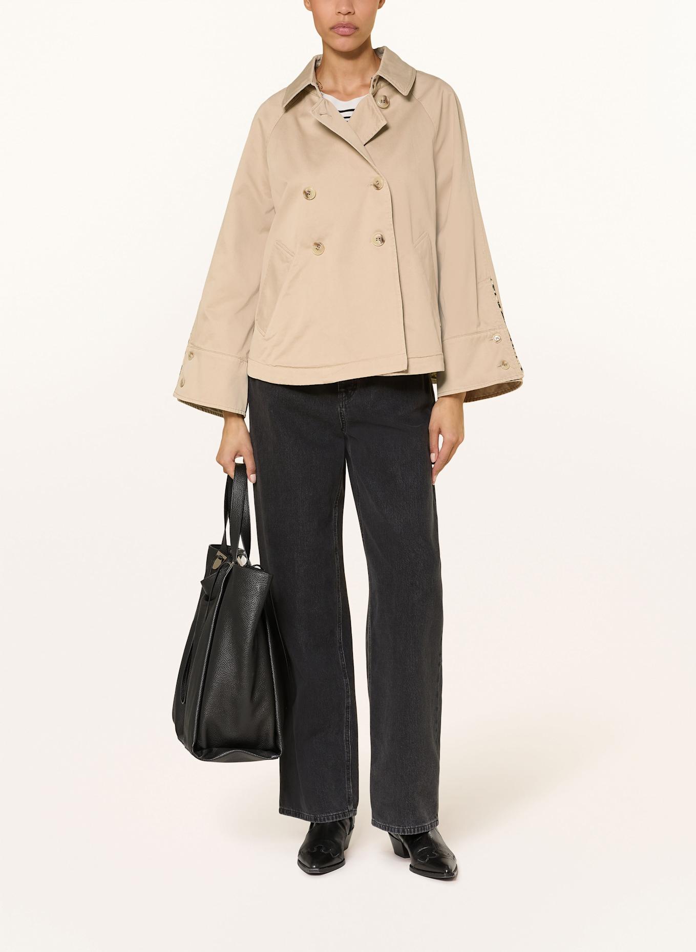 IQ STUDIO Cropped-Trenchcoat, Farbe: BEIGE (Bild 2)