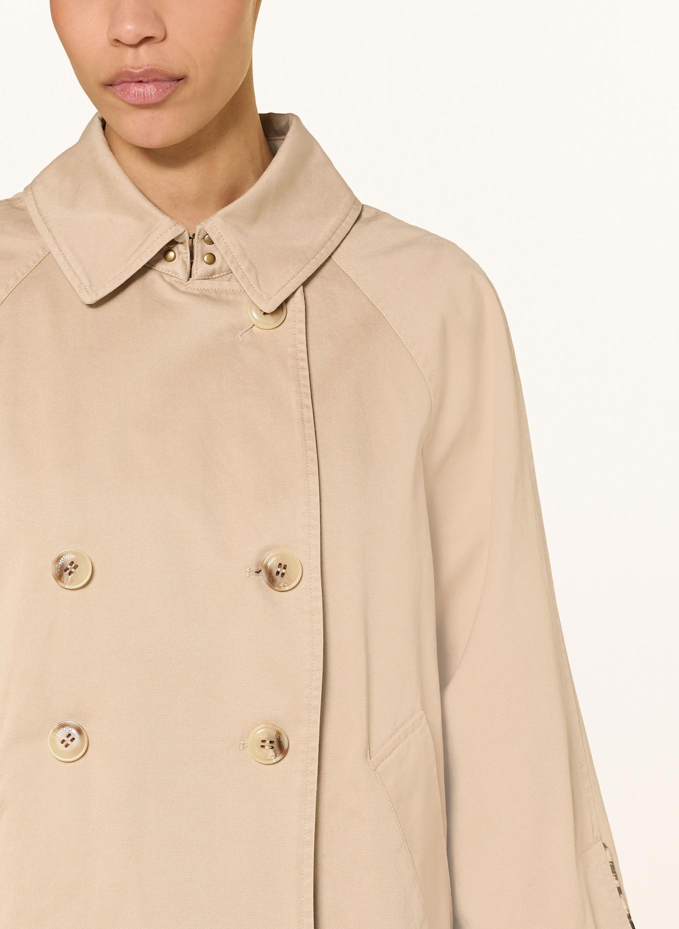 IQ STUDIO Cropped-Trenchcoat, Farbe: BEIGE (Bild 4)