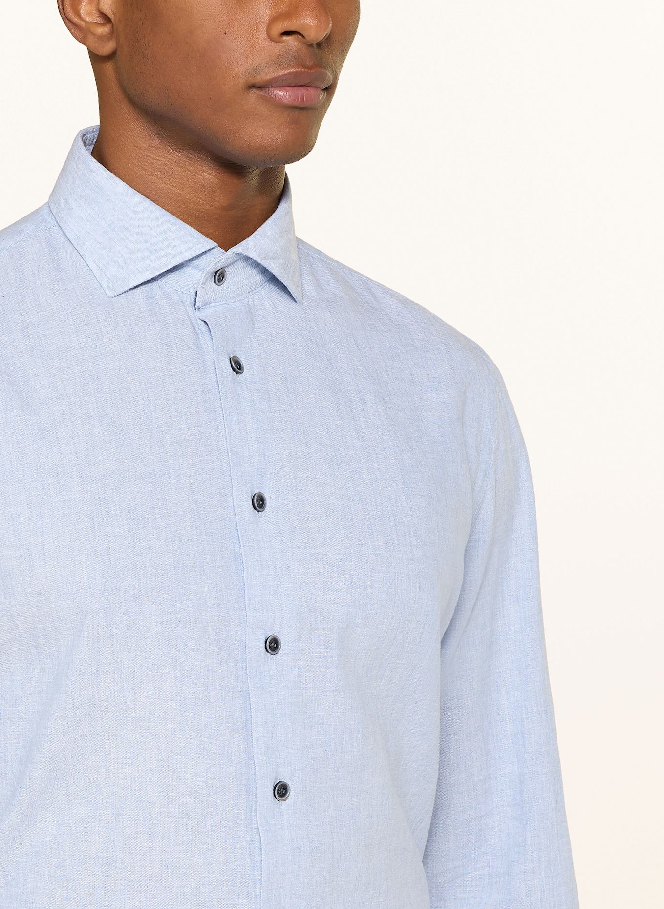 PROFUOMO Shirt slim fit: LIGHT BLUE