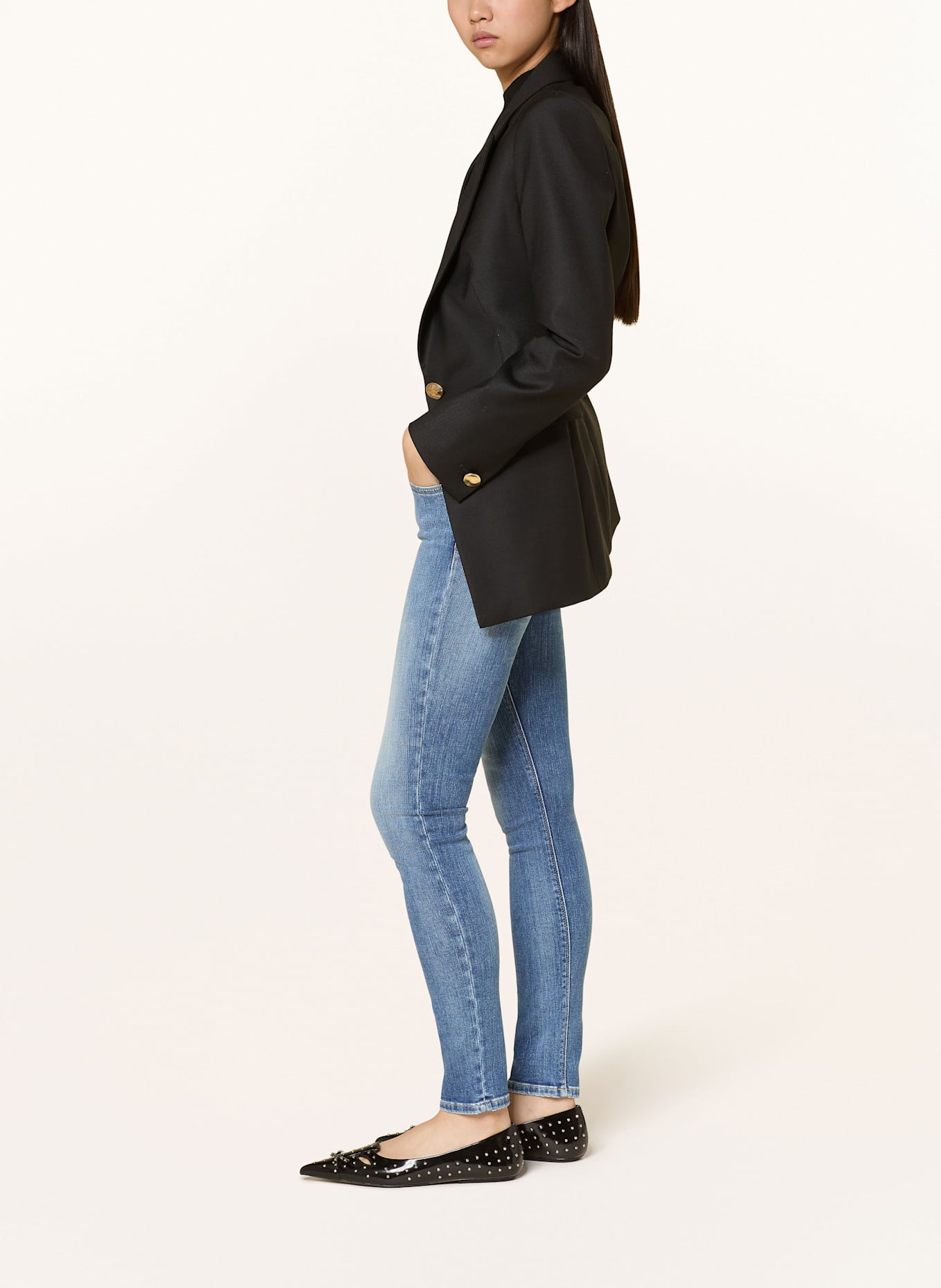 REPLAY Jeansy skinny NEW LUZ: 009 MEDIUM BLUE