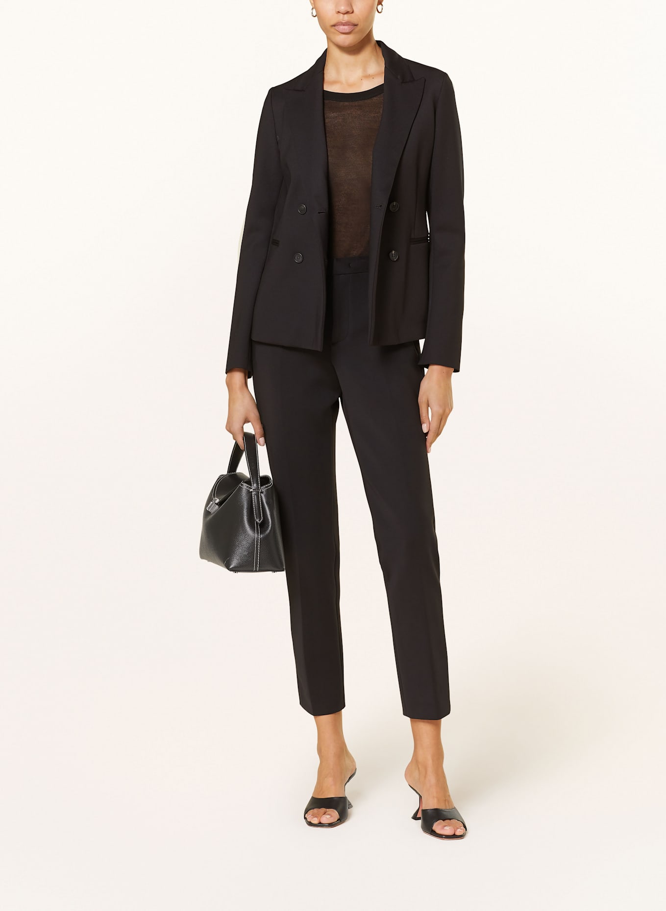 FABIANA FILIPPI Spodnie: CZARNY