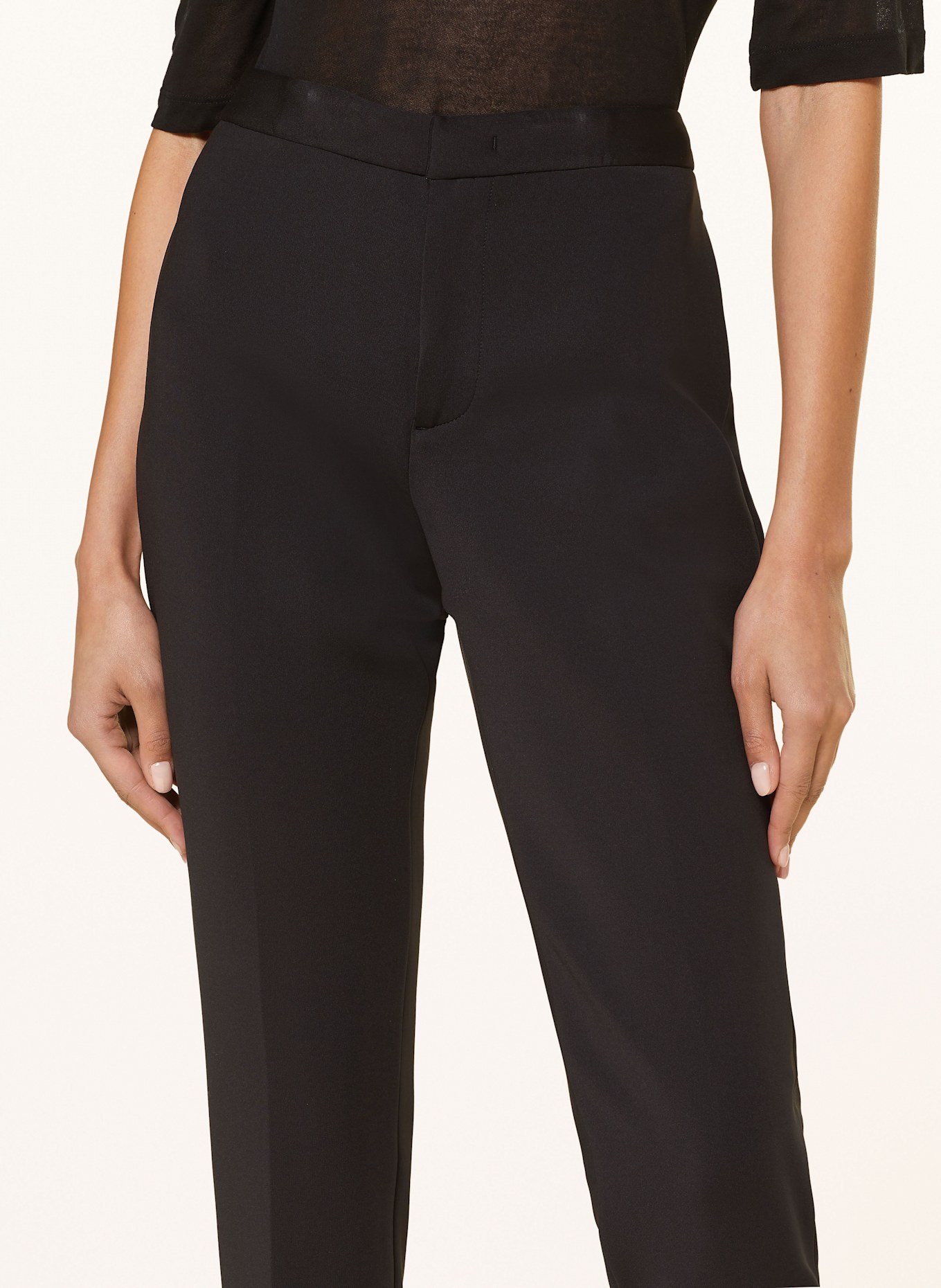 FABIANA FILIPPI Spodnie: CZARNY