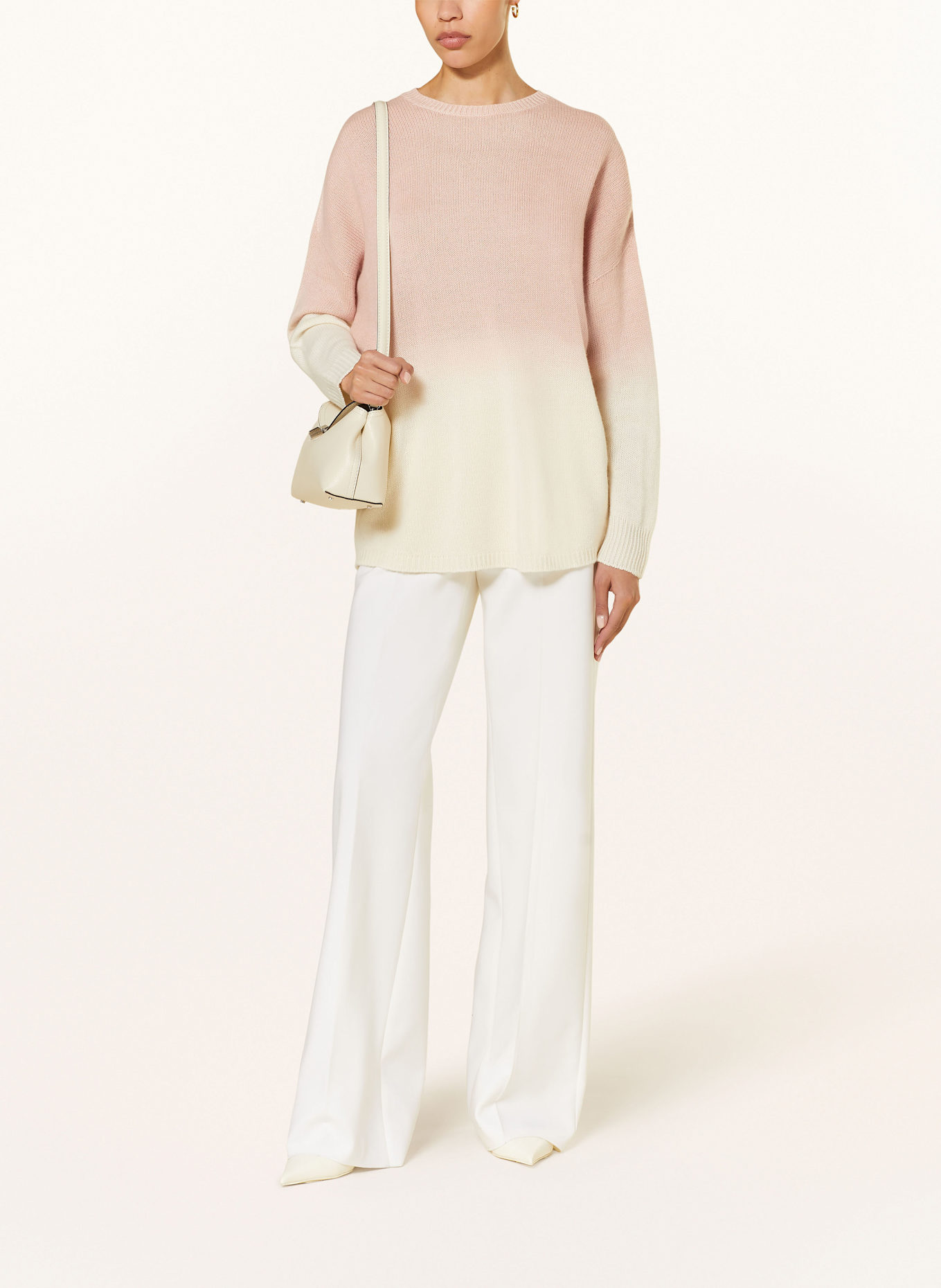 FABIANA FILIPPI Pullover: ROSÉ / ECRU