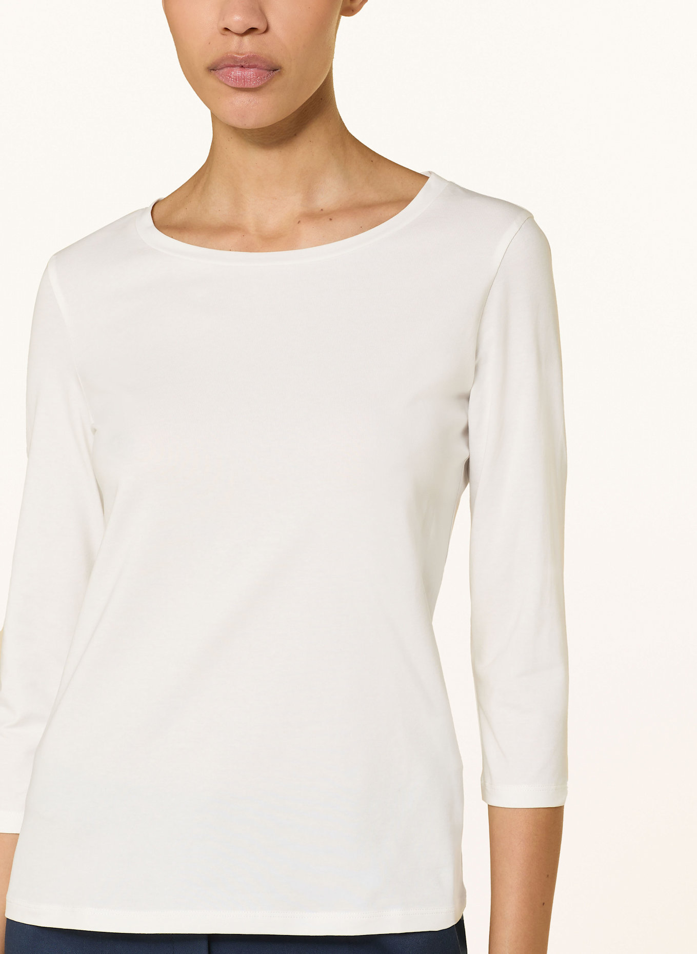 WEEKEND Max Mara Shirt MULTIA with 3/4 sleeves: ECRU