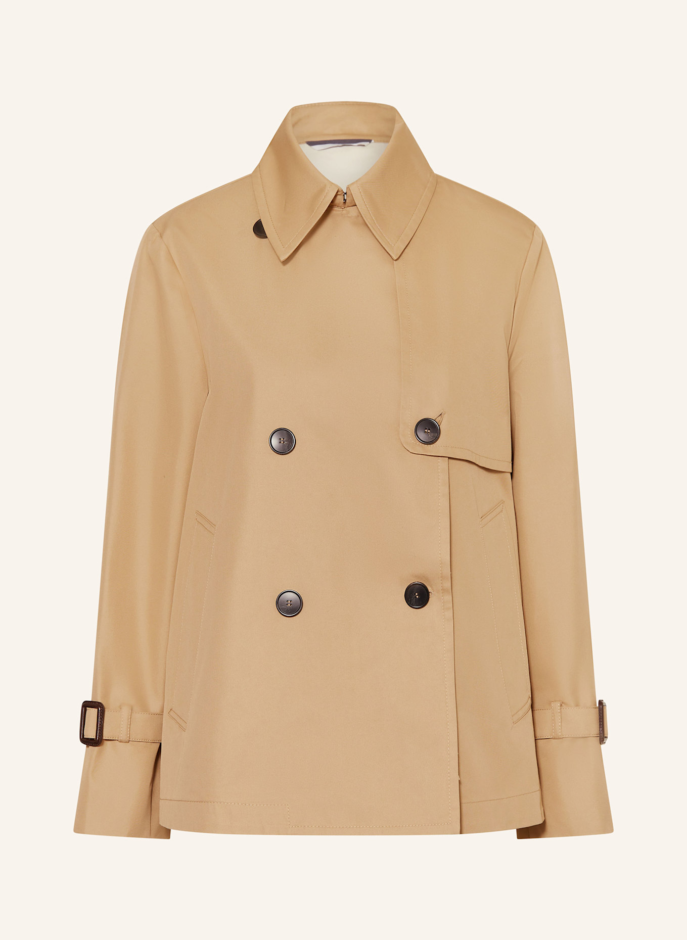WEEKEND Max Mara Cropped-Trenchcoat BIGLIA: BEIGE