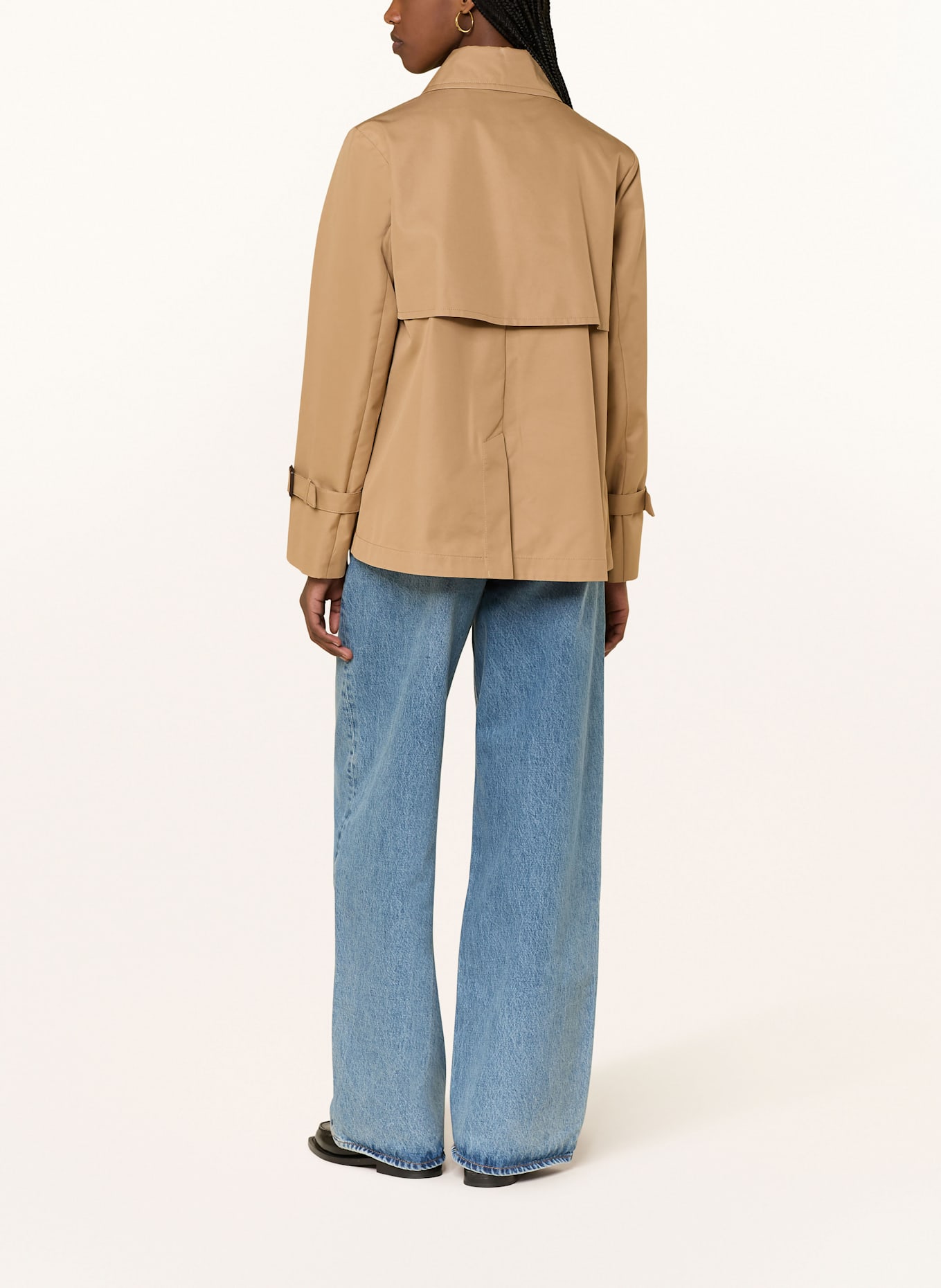 WEEKEND Max Mara Cropped-Trenchcoat BIGLIA: BEIGE