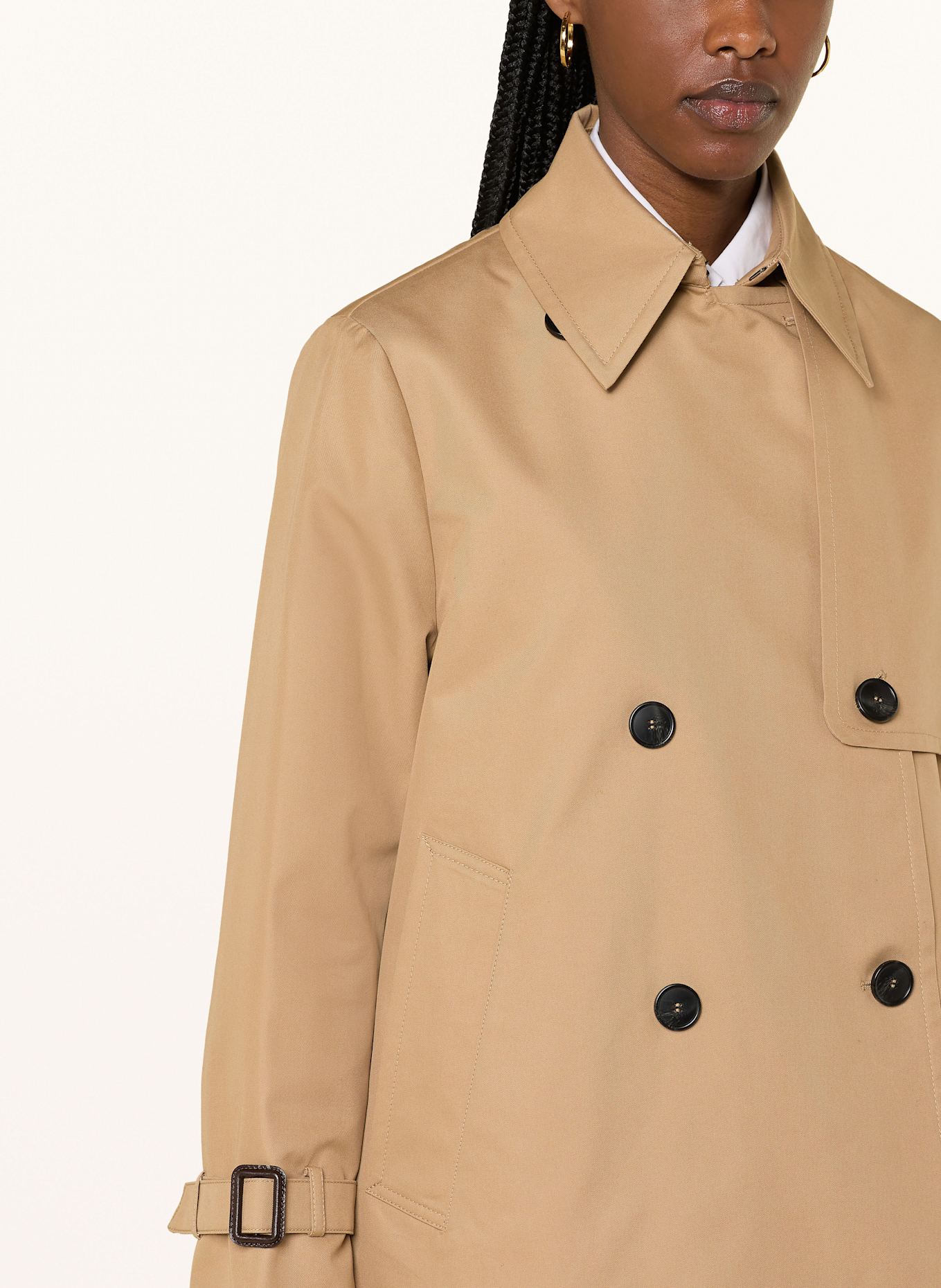 WEEKEND Max Mara Cropped-Trenchcoat BIGLIA: BEIGE