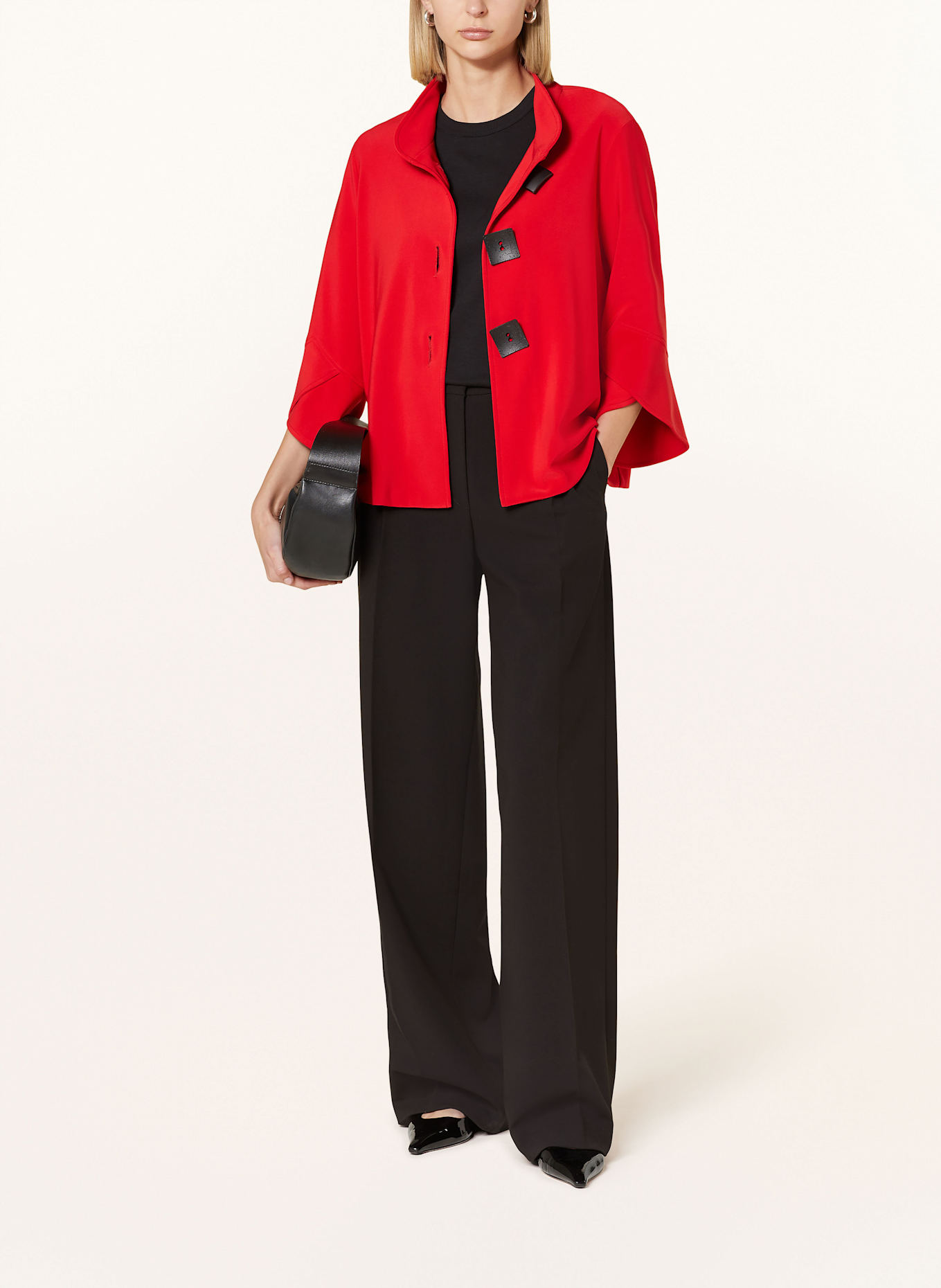 Joseph Ribkoff Jerseyjacke mit 3/4-Arm: ROT