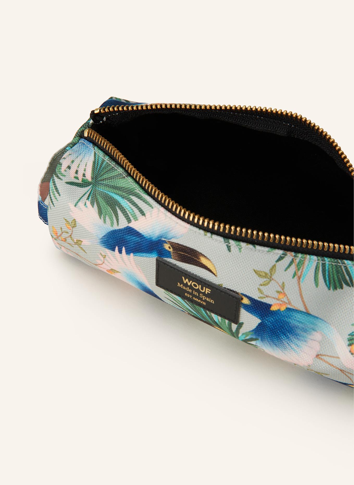 WOUF Pencil case MAYA: LIGHT GREEN / BLUE / LIGHT PINK