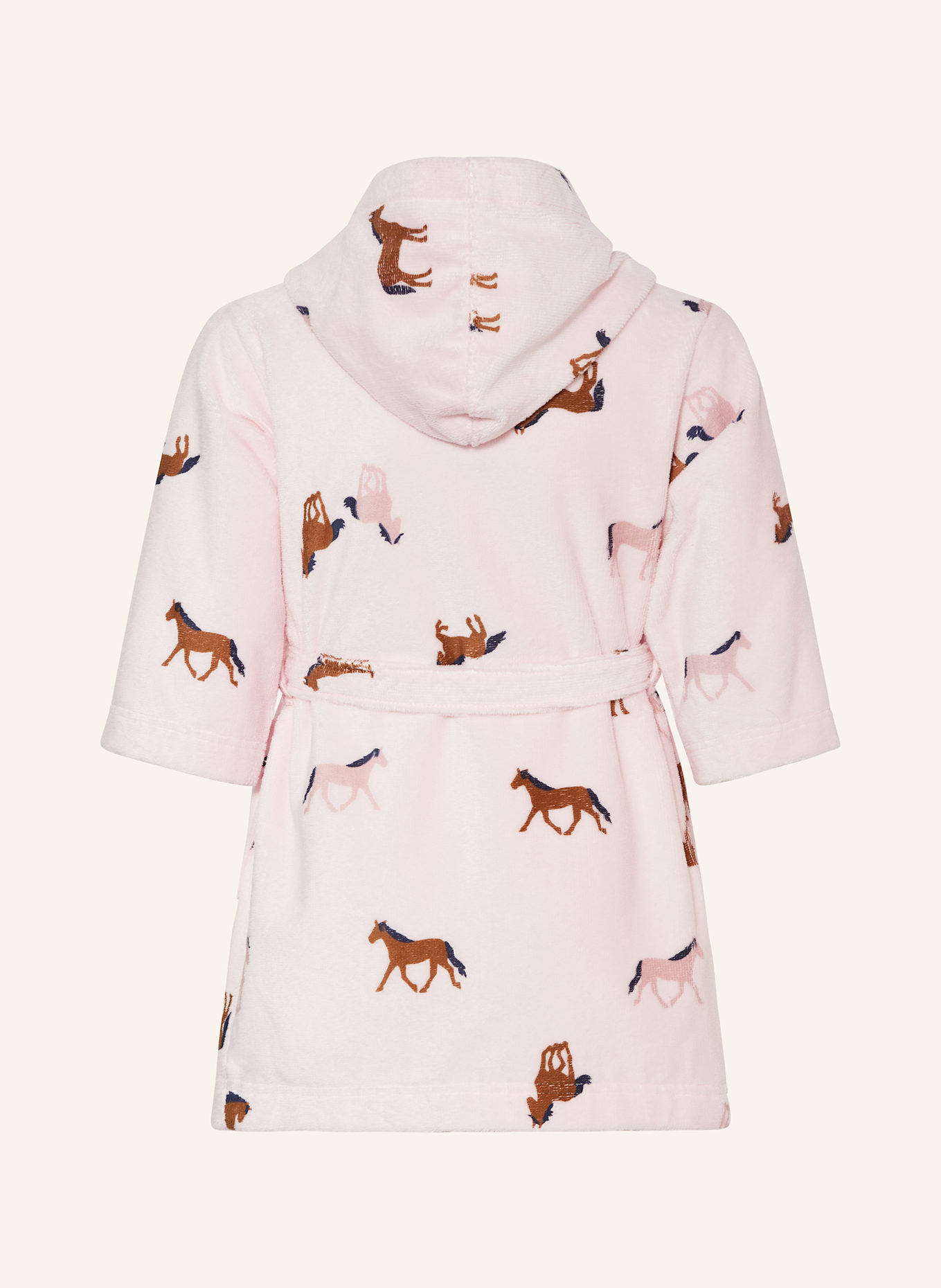 Sanetta Bademantel mit Kapuze: ROSA