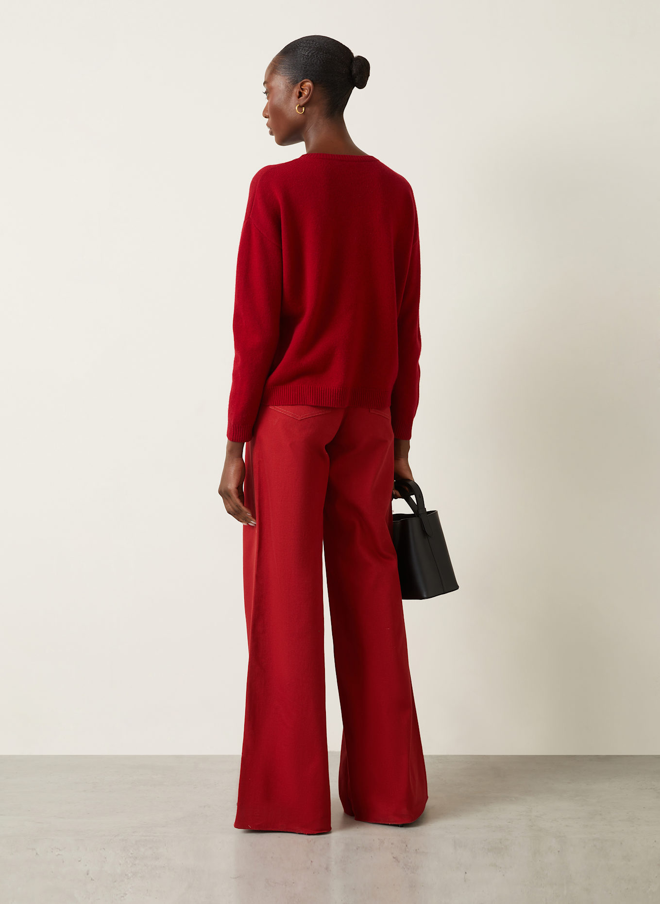 Max Mara Pullover QUOTA mit Pailletten: ROT