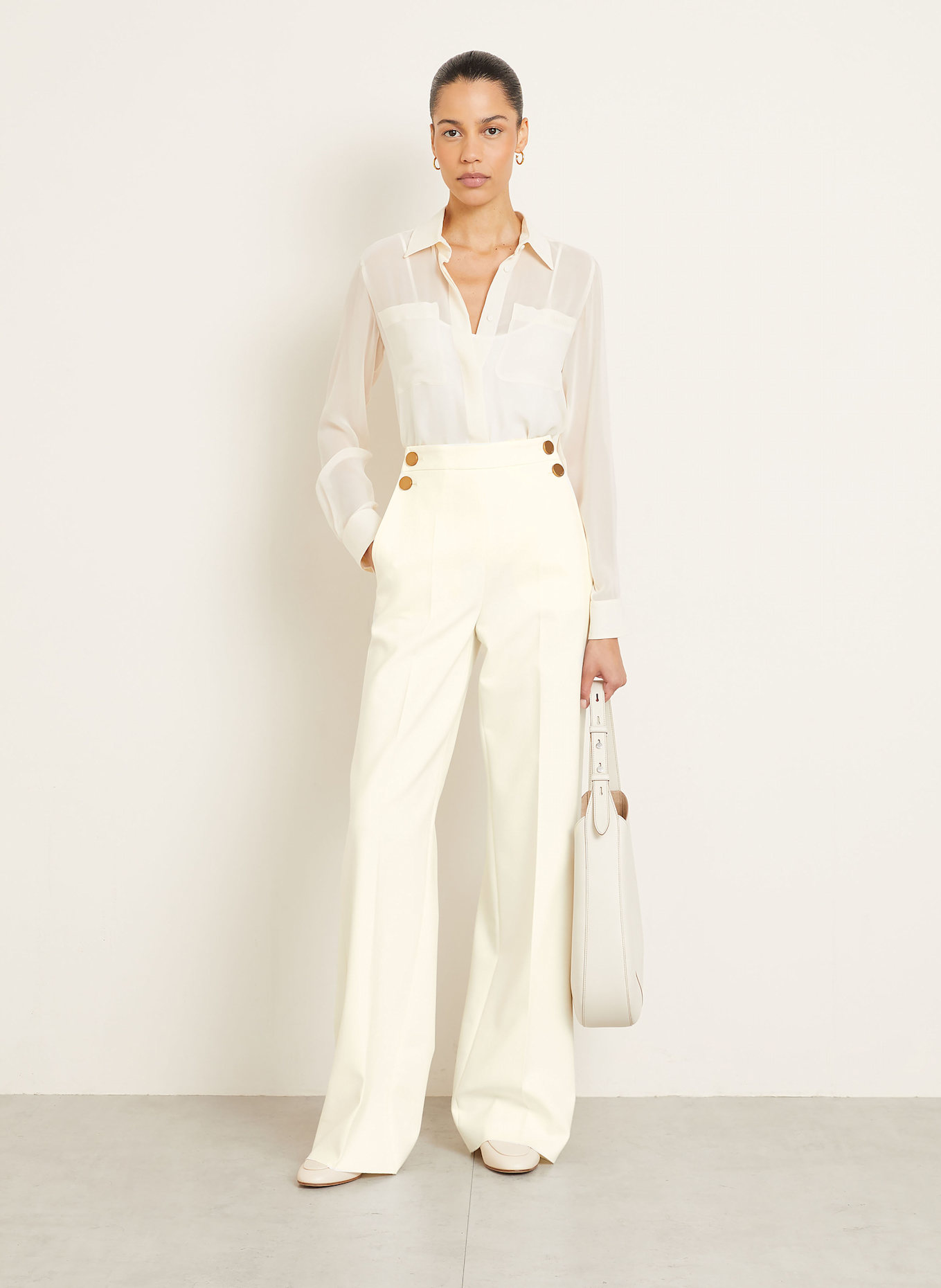 Max Mara Spodnie marlena POLONIA: ECRU (Obrazek 2)