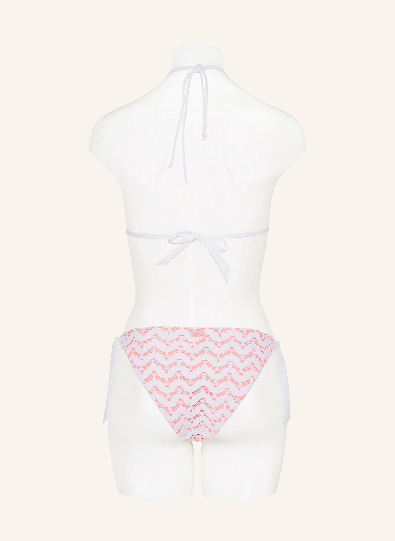 BANANA MOON Triangel-Bikini YERODASIA WAVEM: WEISS / PINK