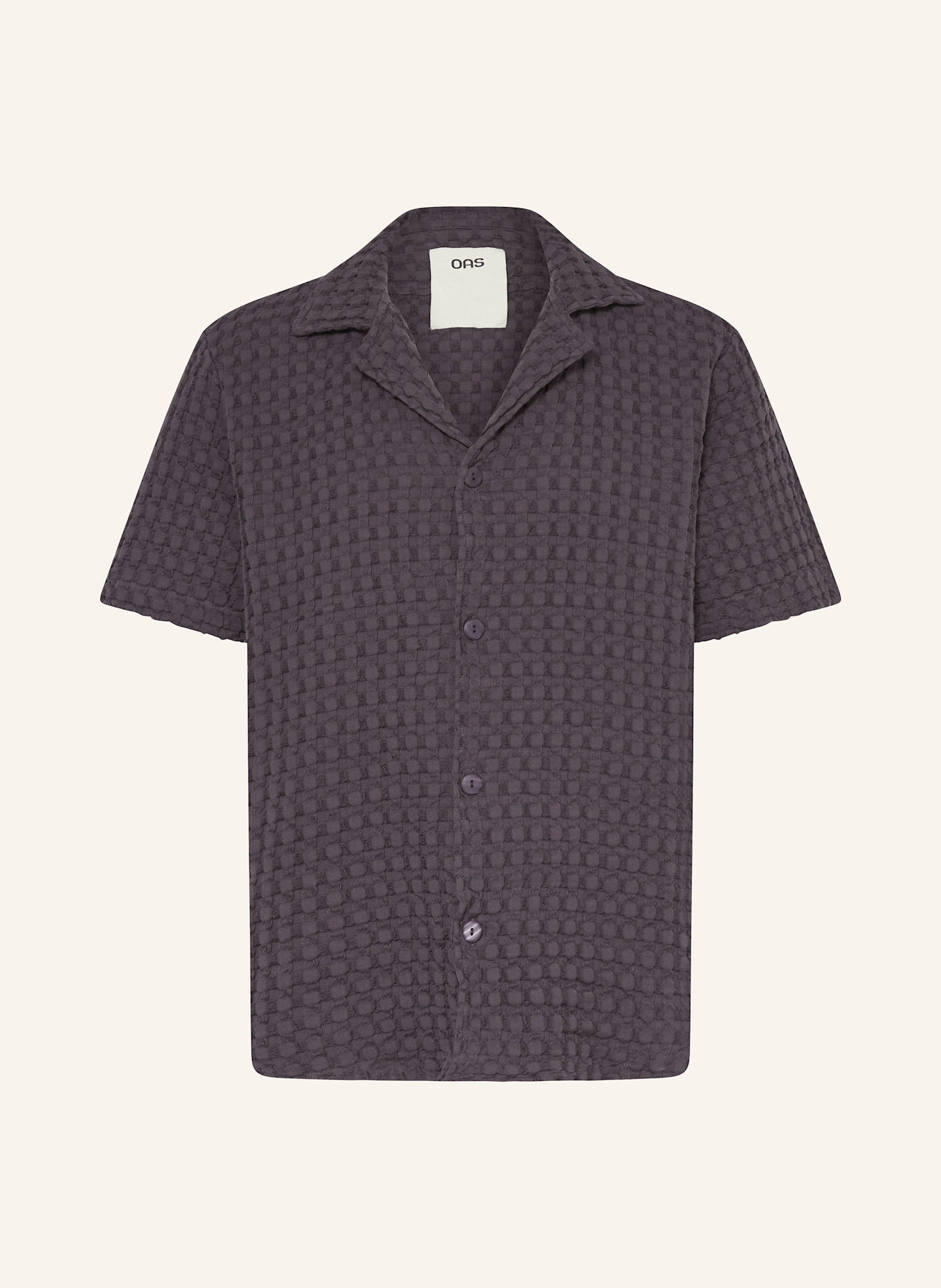 OAS Resorthemd NEARLY BLACK Comfort Fit: DUNKELGRAU