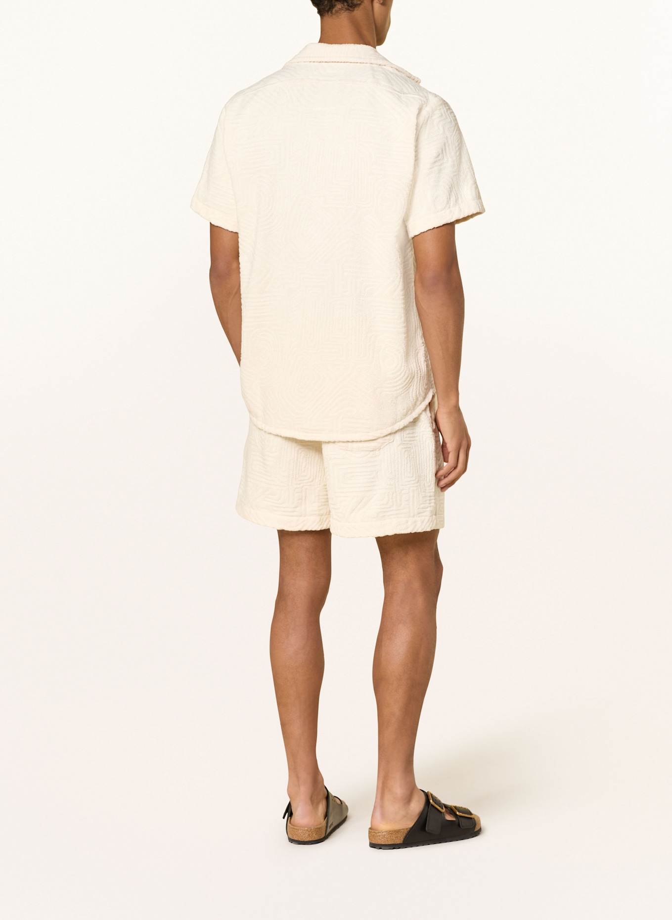 OAS Resorthemd CREAM GOLCONDA Comfort Fit aus Frottee: ECRU