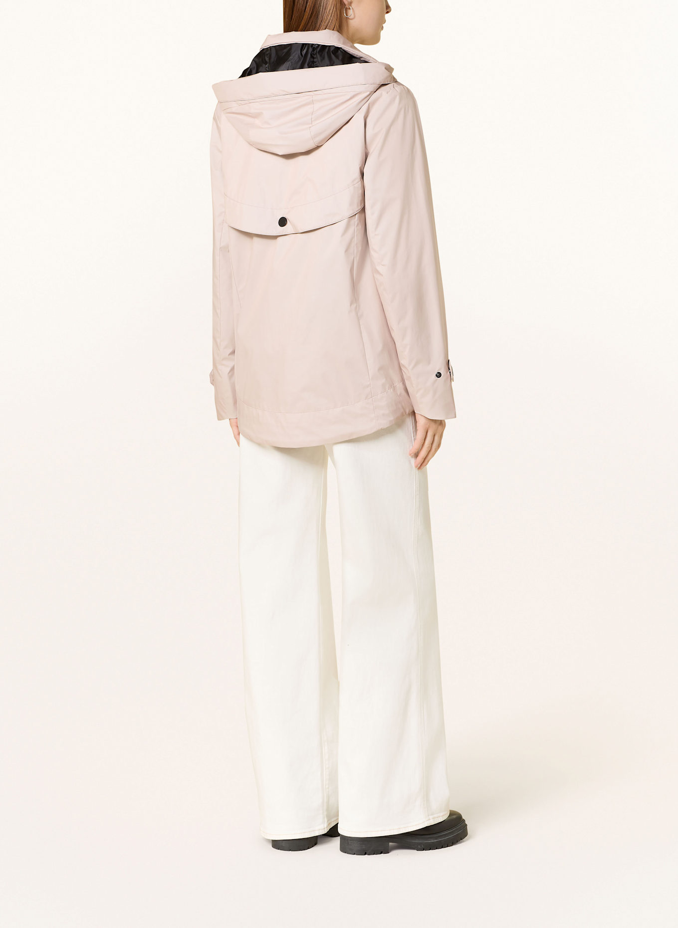 CREENSTONE PAIGE jacket with detachable hood: ROSE