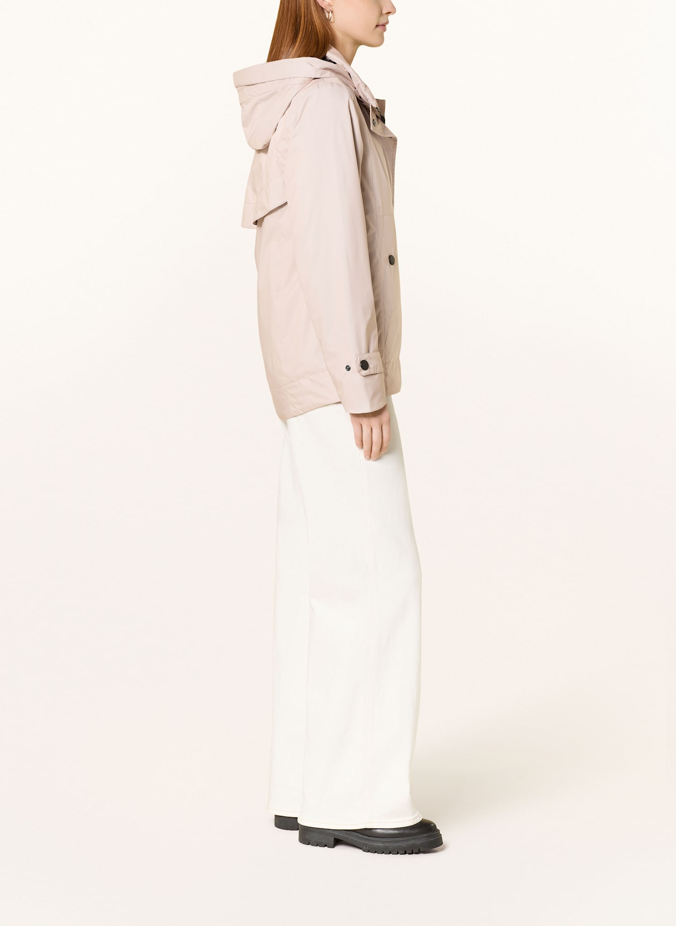 CREENSTONE PAIGE jacket with detachable hood: ROSE