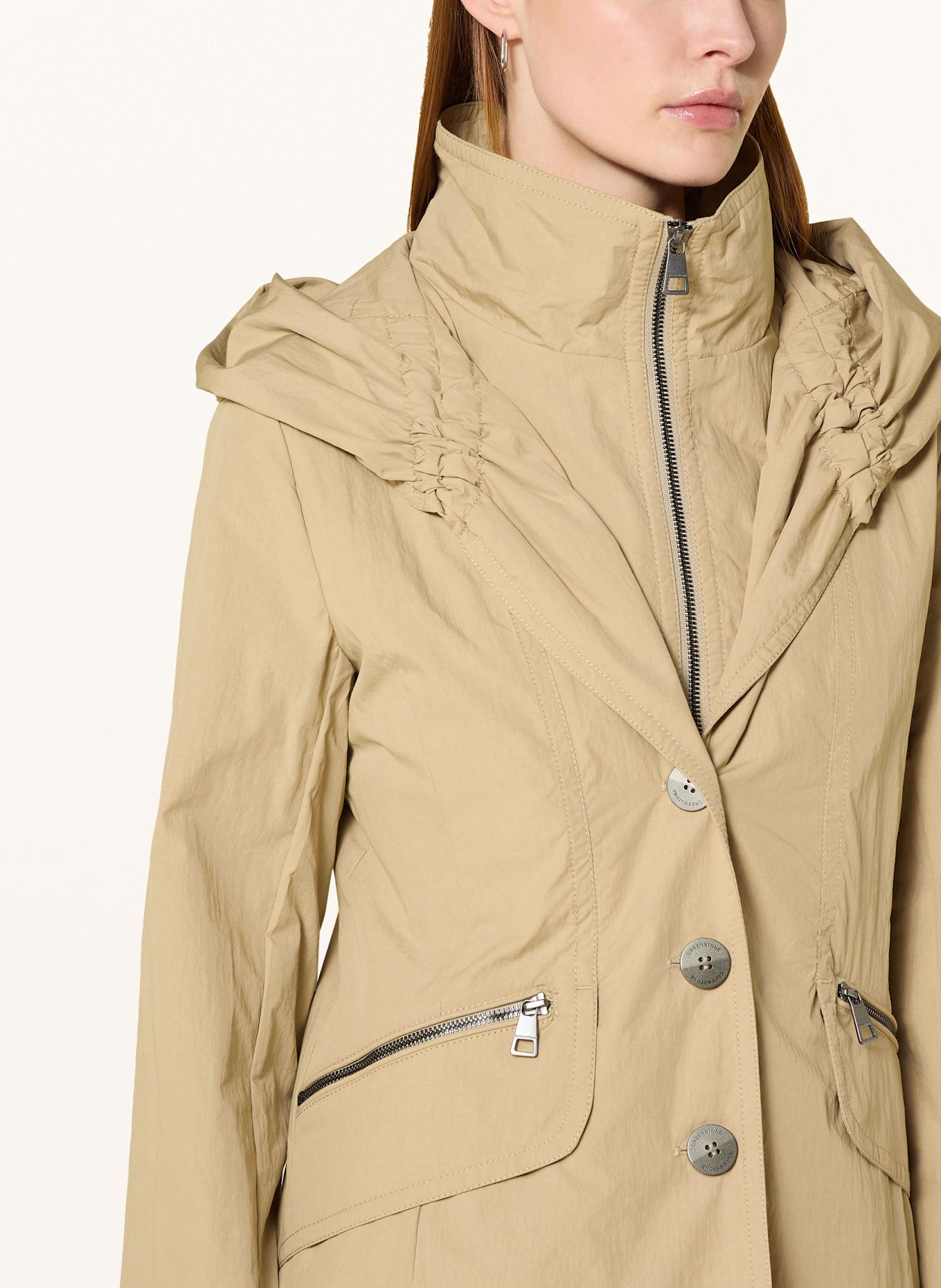 CREENSTONE Jacke HALY mit Blende, Farbe: HELLBRAUN (Bild 5)