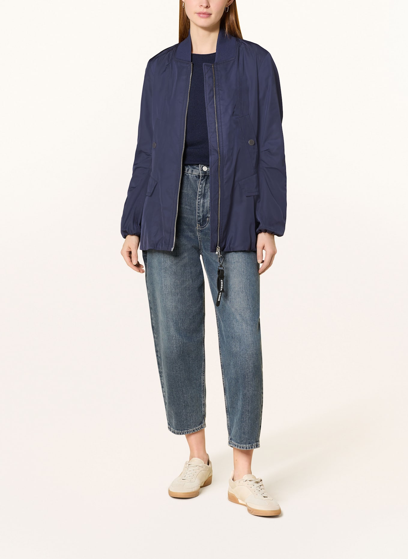 CREENSTONE ELEANOR bomber jacket: DARK BLUE