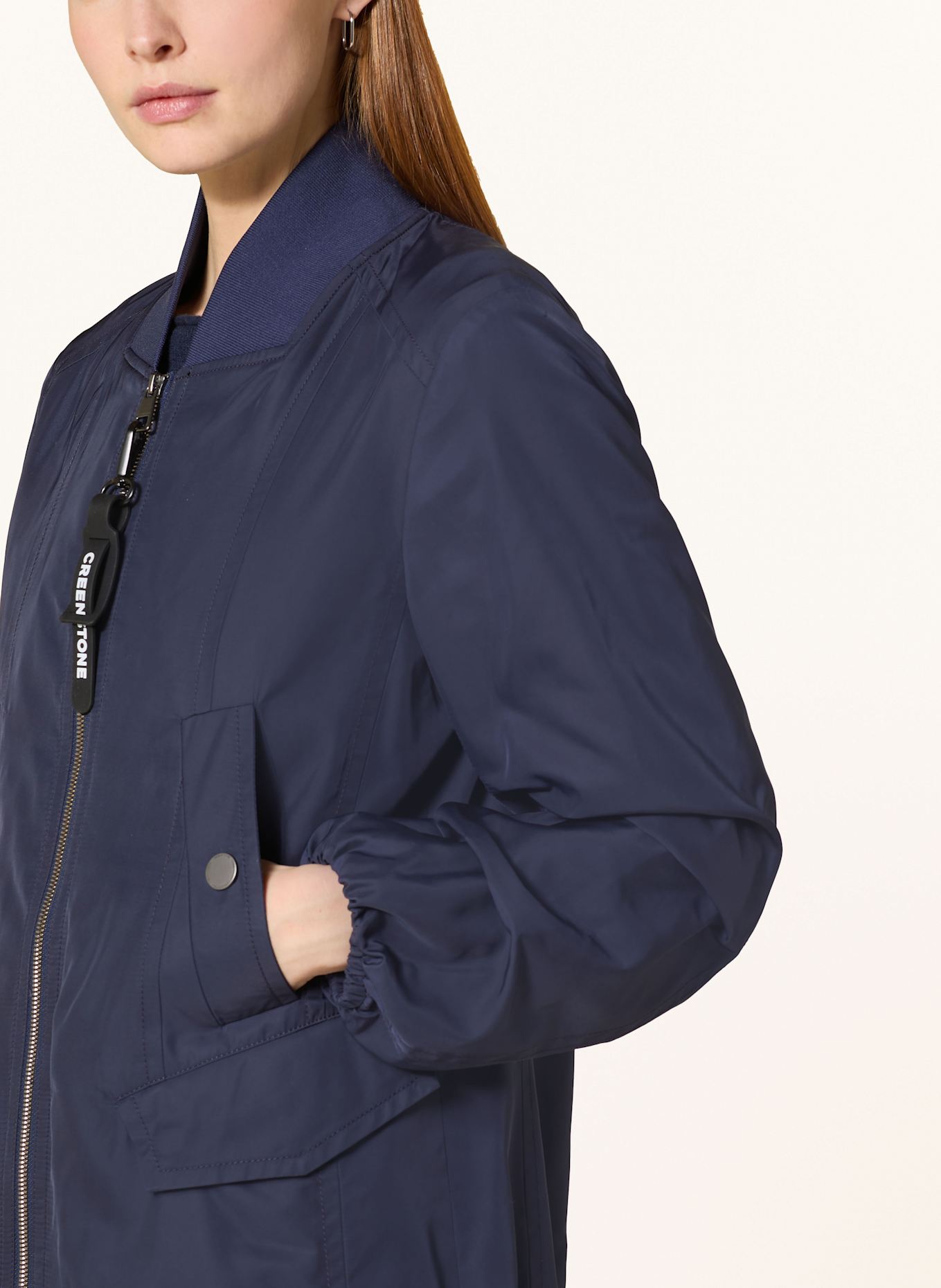 CREENSTONE ELEANOR bomber jacket: DARK BLUE