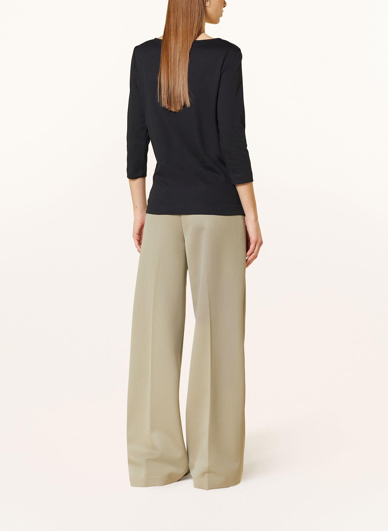 ZAÍDA Shirt mit 3/4-Arm: SCHWARZ