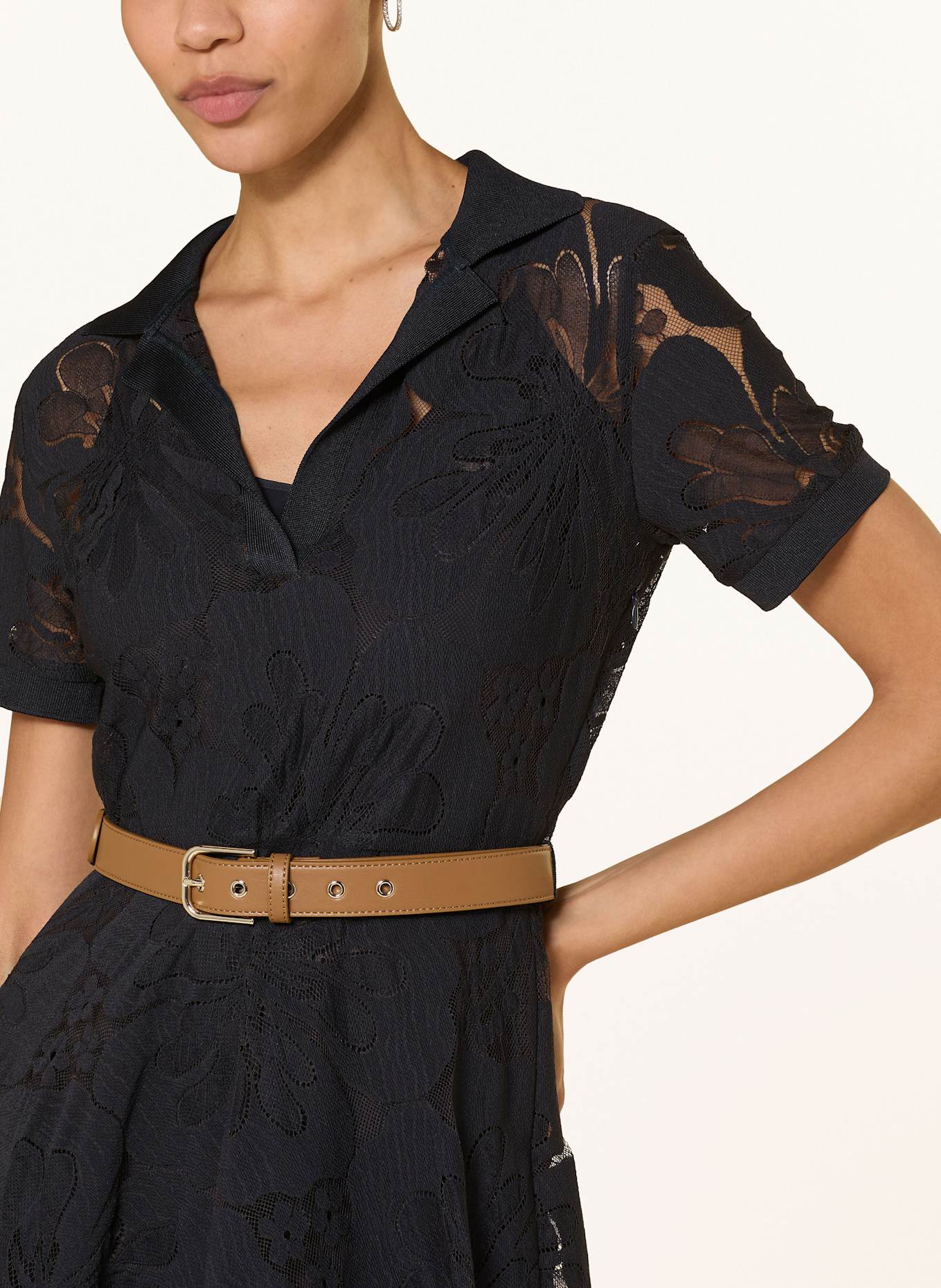 Max Mara Studio LAMBRO[ランブロ] レース ポロ ドレス Max Mara Studio】LAMBRO [ランブロ] レース ポロ ドレス (Max