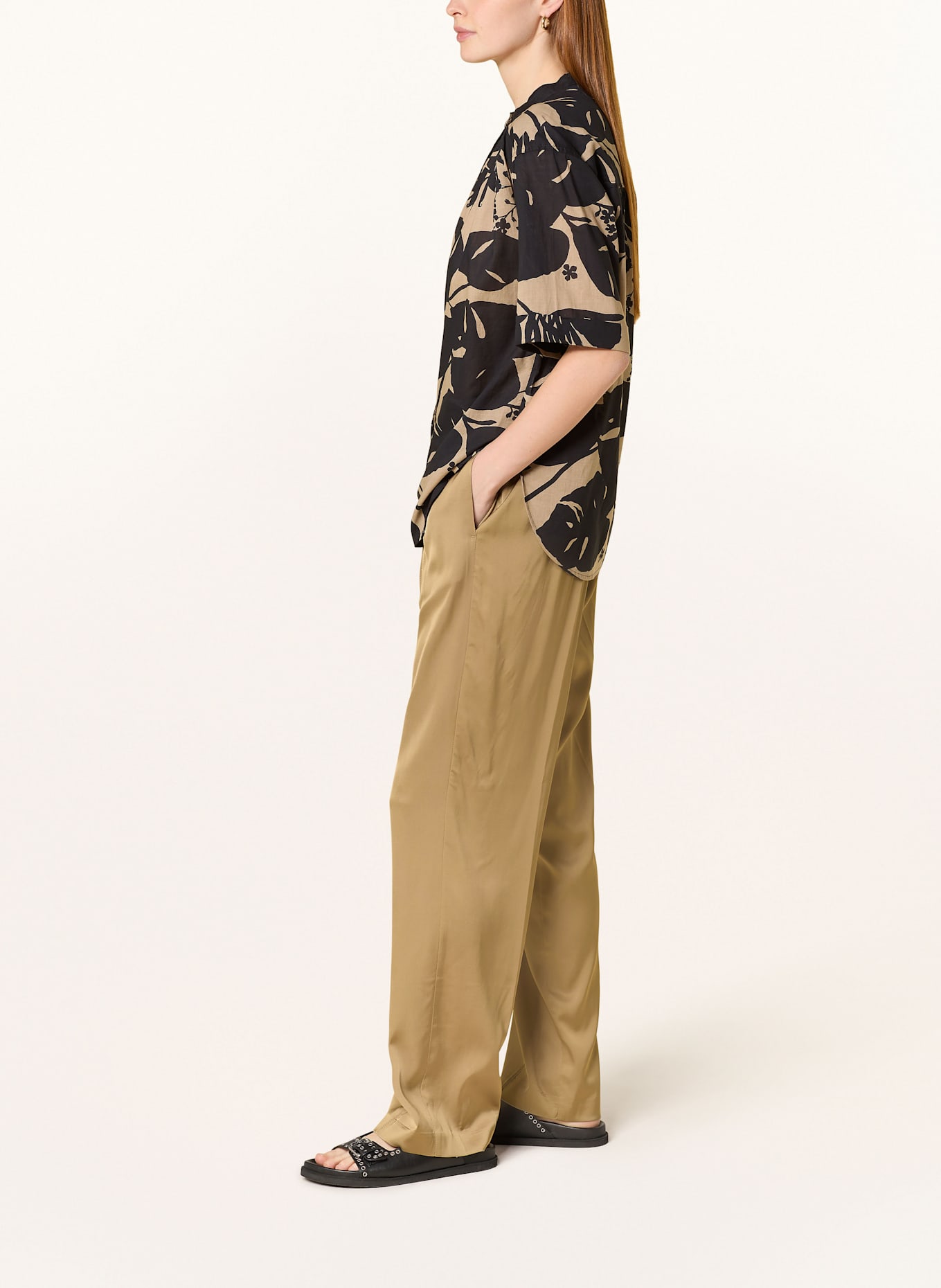 Marc O'Polo Kalhoty v joggingovém stylu: BÉŽOVÁ