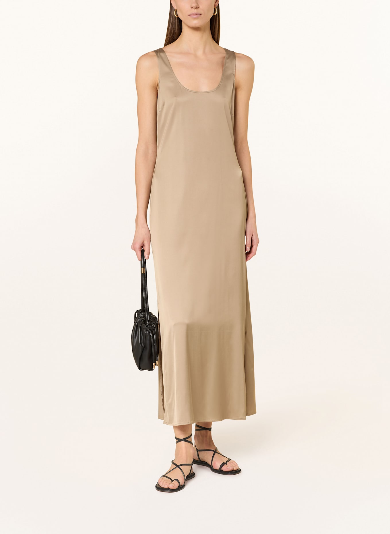 Marc O'Polo Satin dress: BEIGE