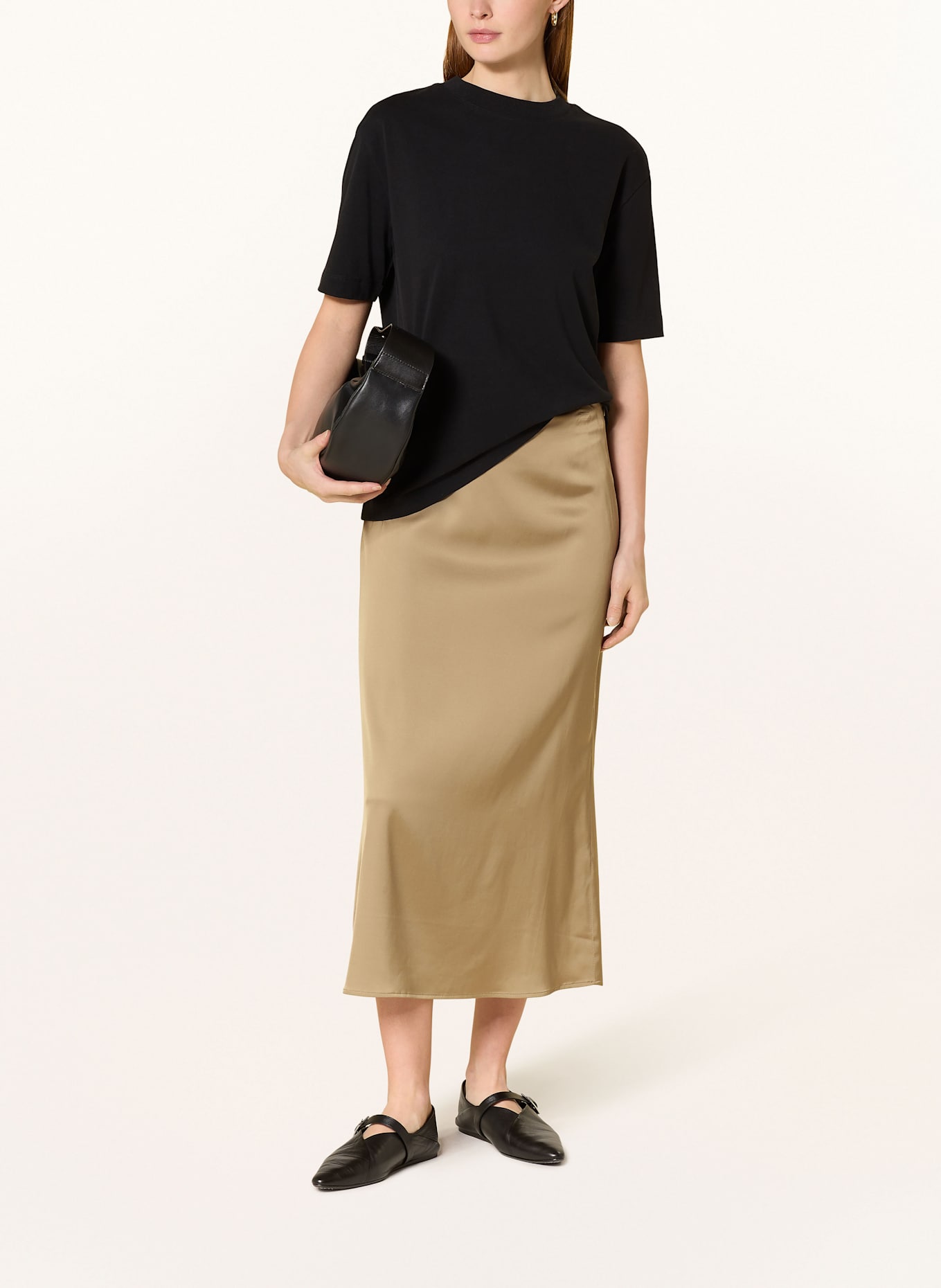 Marc O'Polo Satinrock: BEIGE