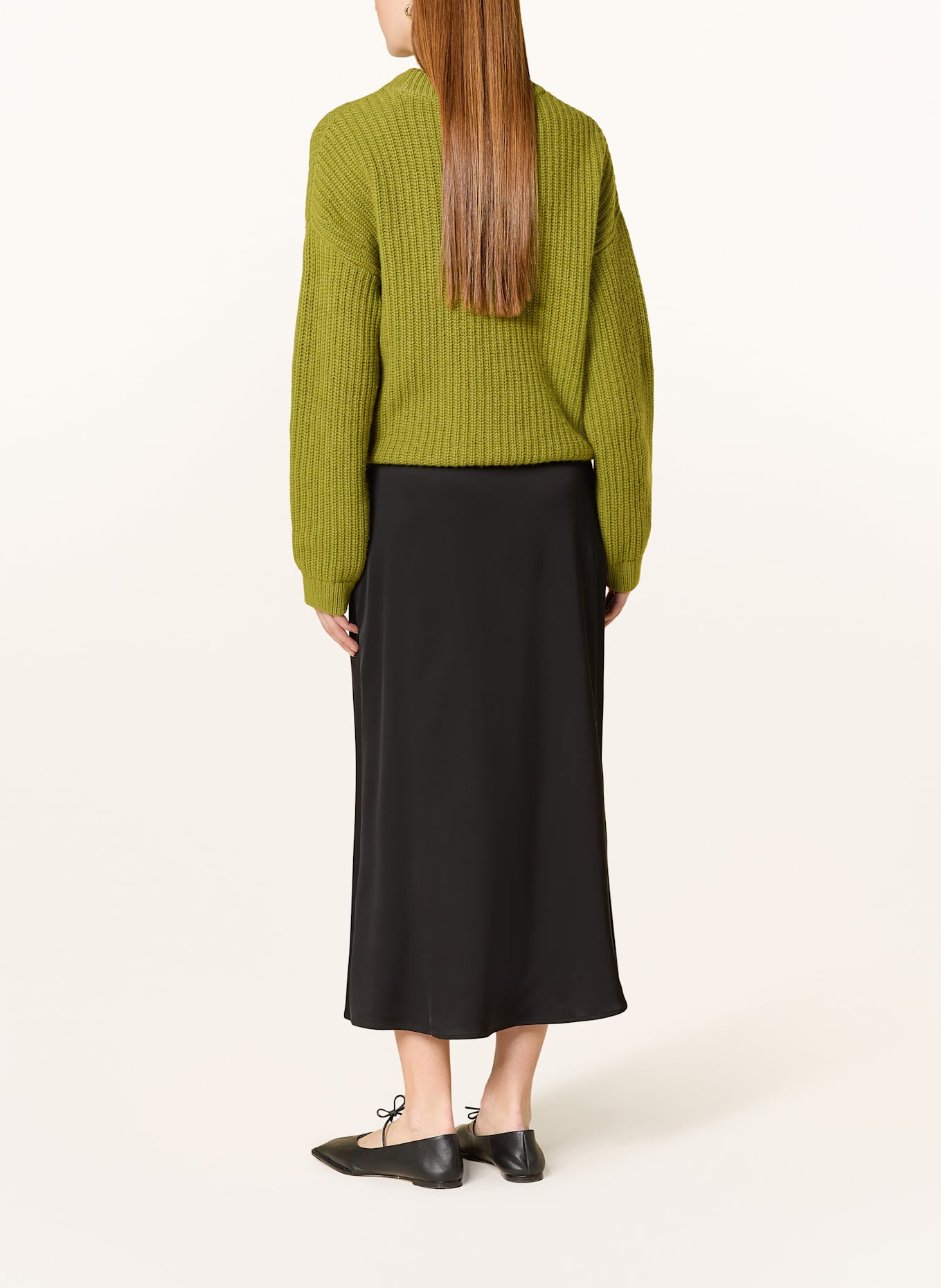 Marc O'Polo Satinrock: SCHWARZ