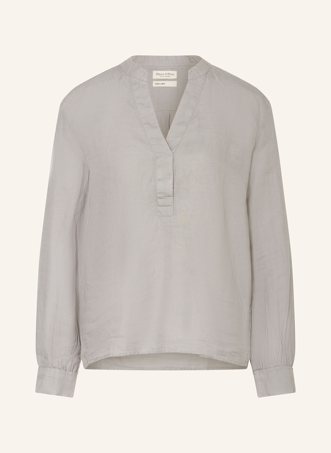Marc O'Polo Blusenshirt aus Leinen: BLAUGRAU
