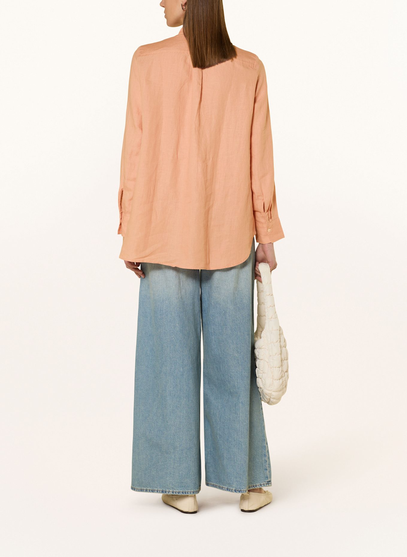 Marc O'Polo Lněná halenka: TMAVĚ ORANŽOVÁ