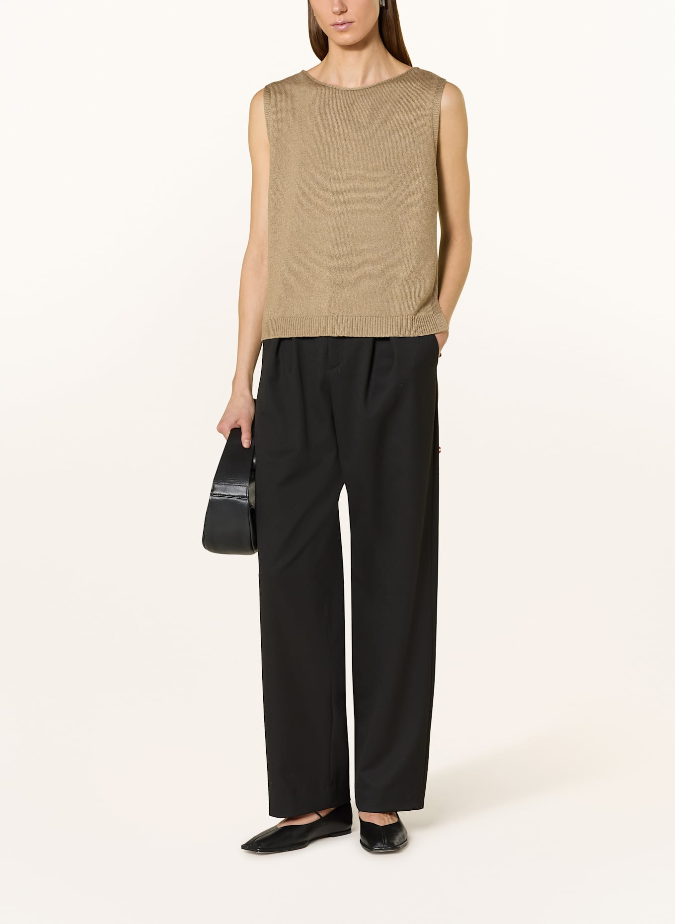 Marc O'Polo Pullunder mit Leinen: BEIGE